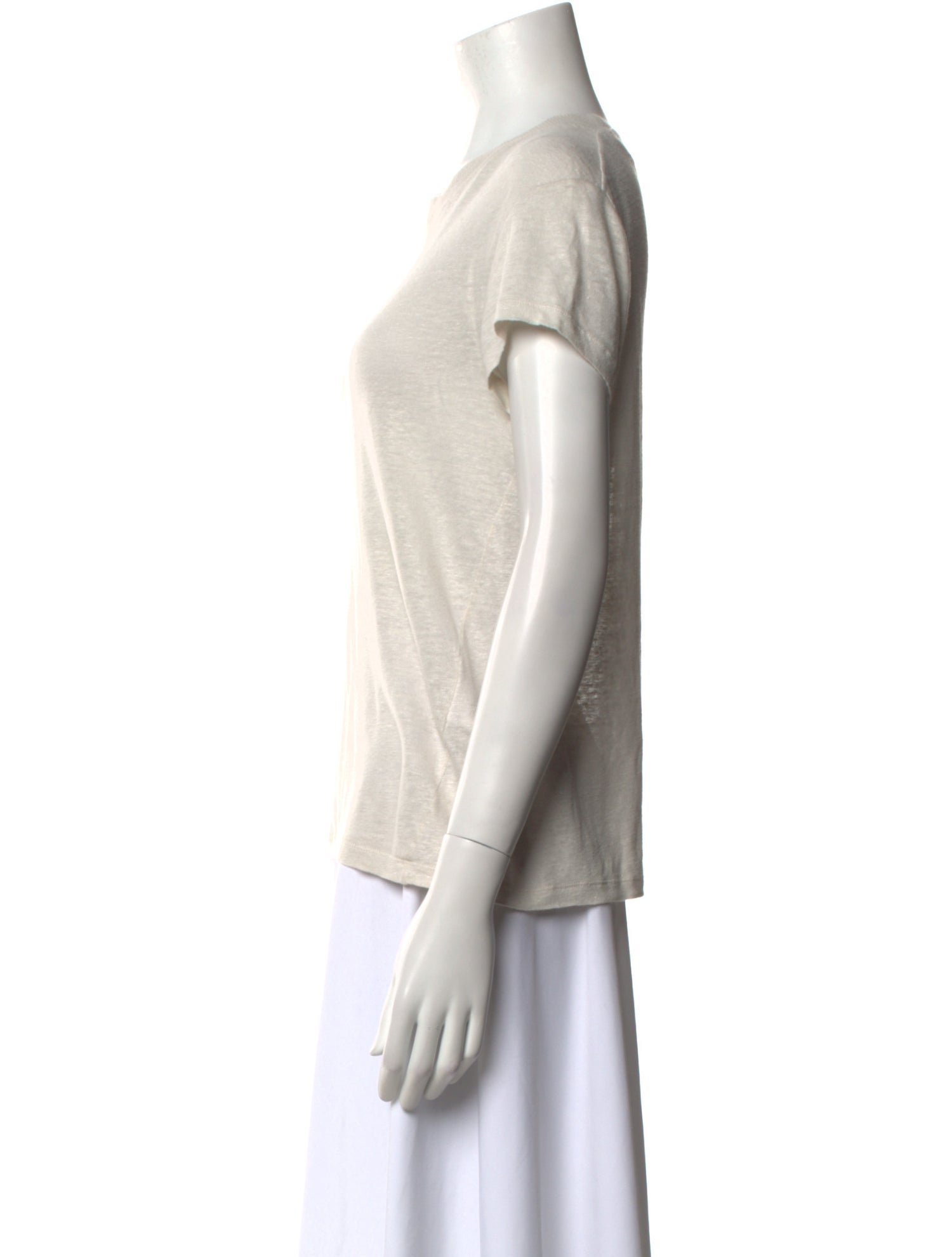 Iro Linen Crew Neck T-Shirt