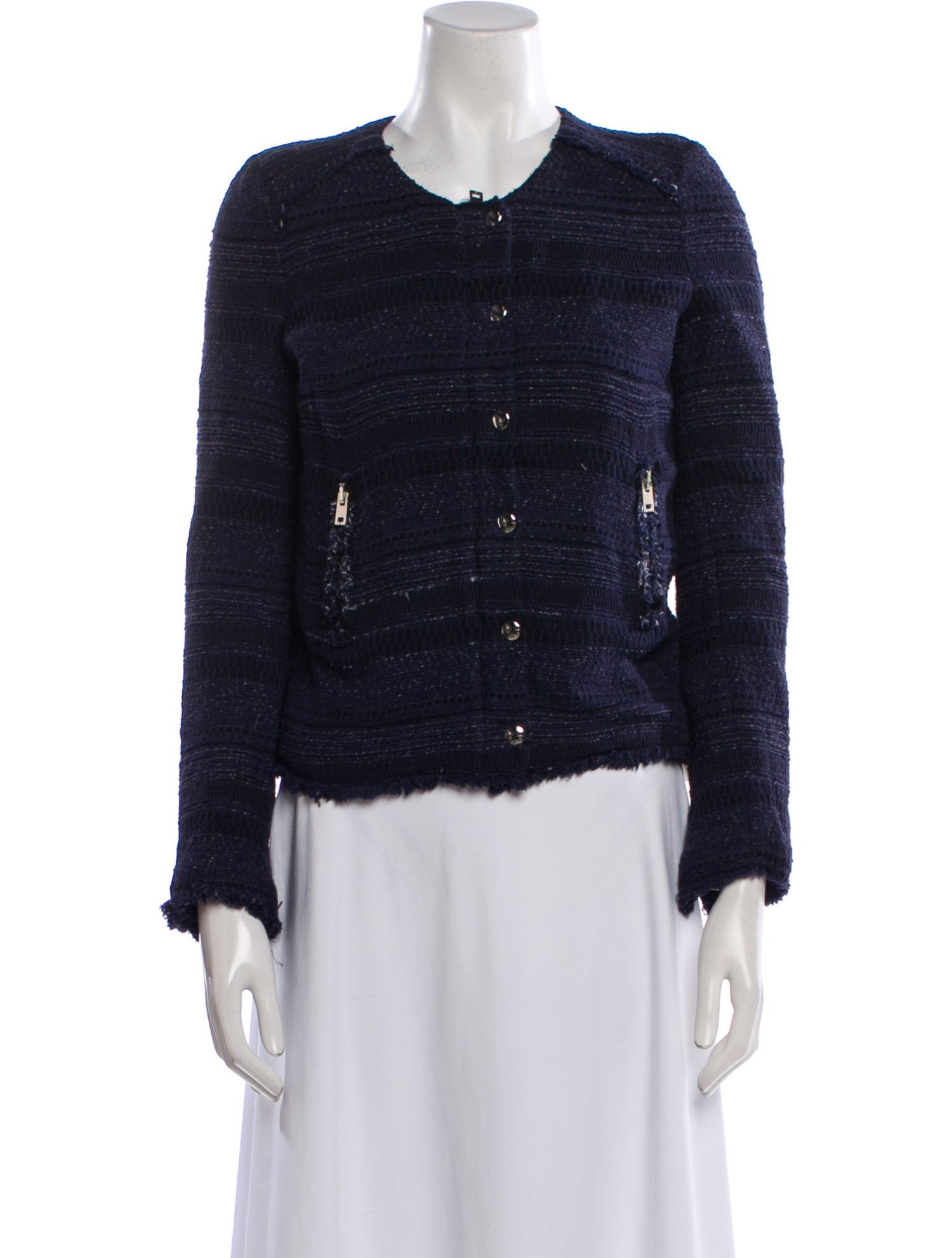 Iro Tweed Pattern Evening Jacket