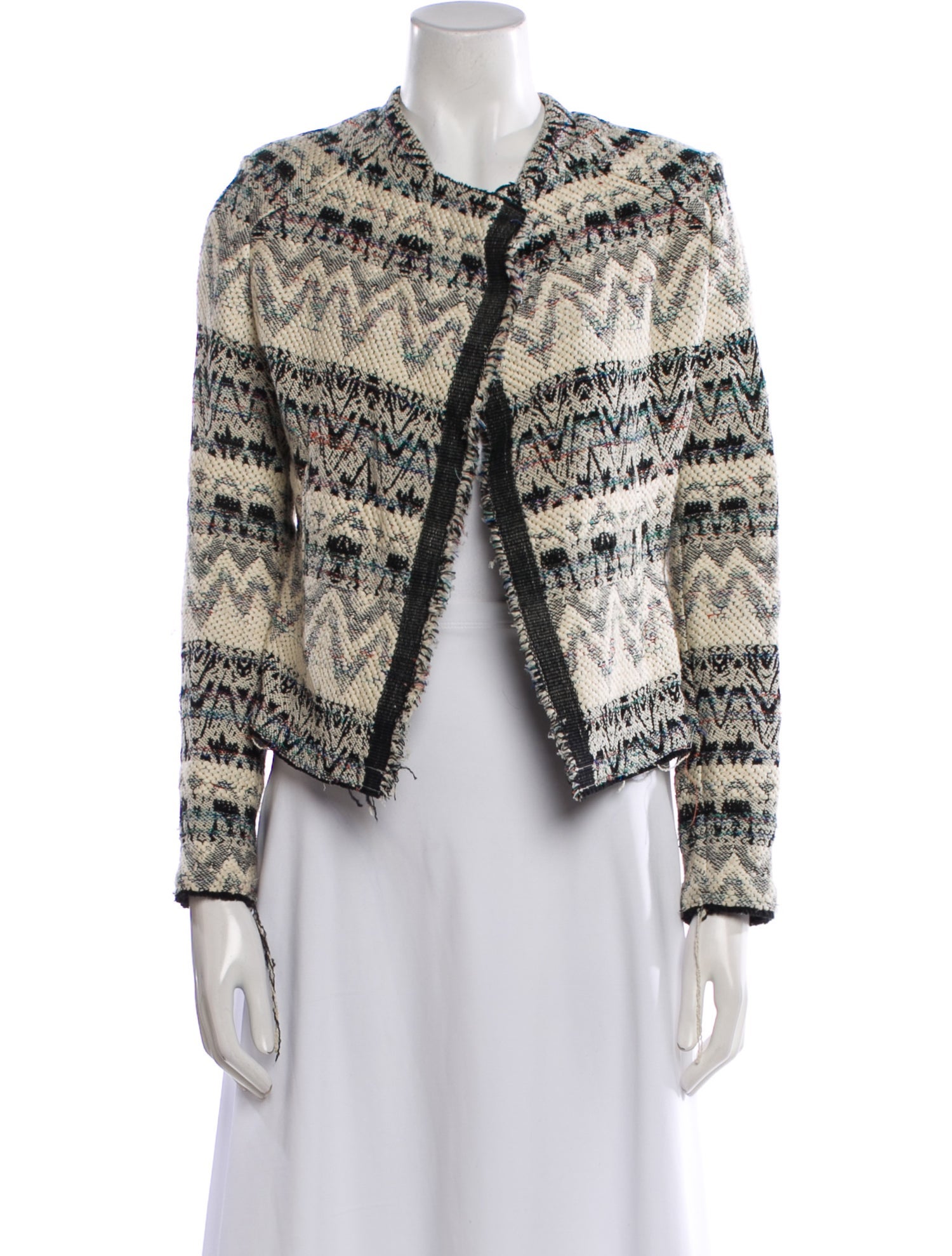 Iro Tweed Pattern Evening Jacket