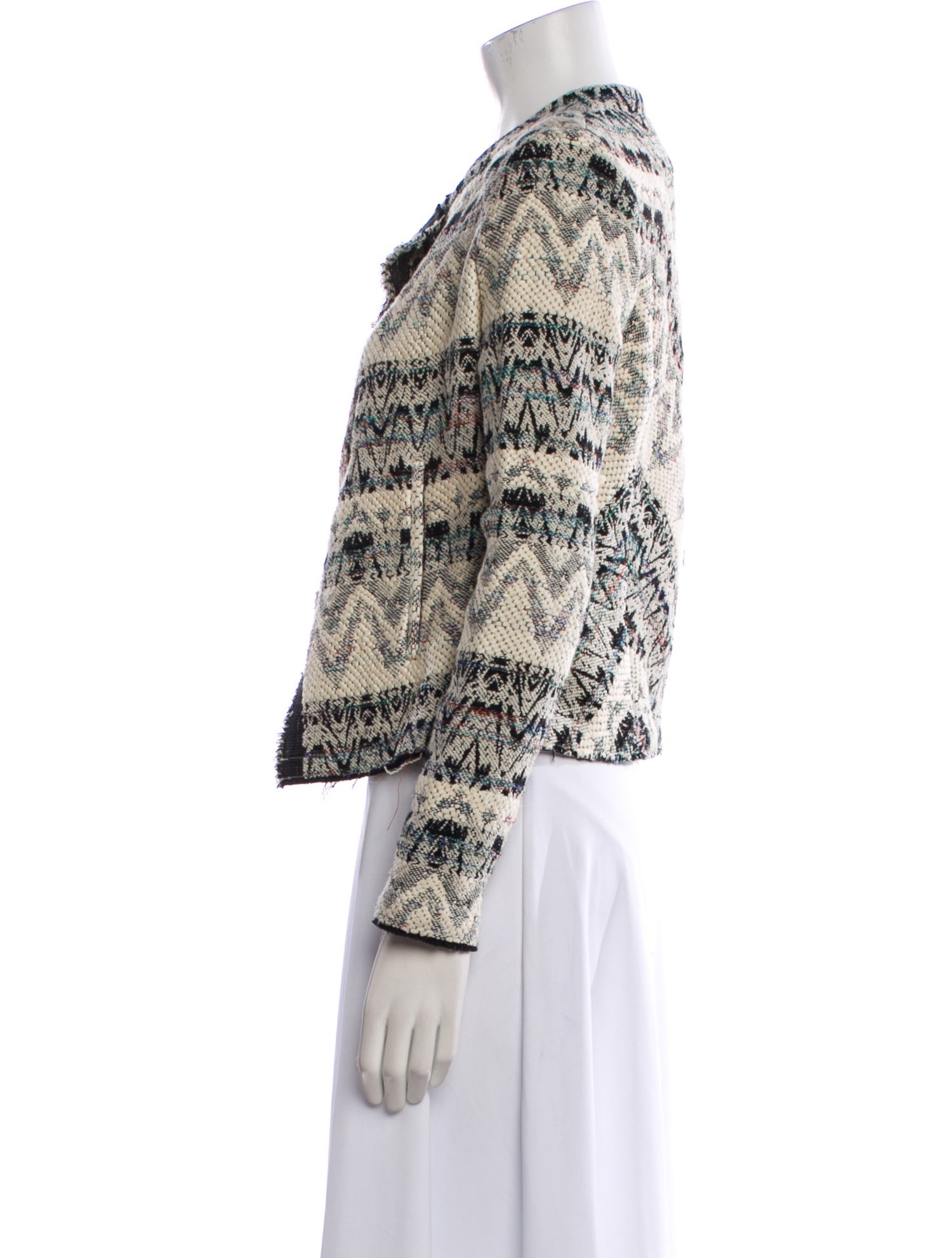 Iro Tweed Pattern Evening Jacket