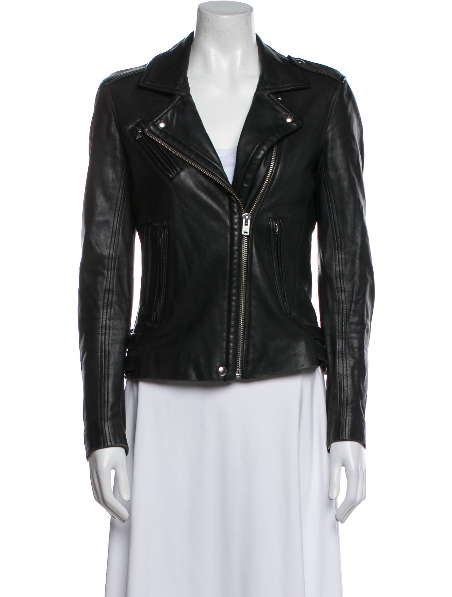 Iro Lamb Leather Biker Jacket