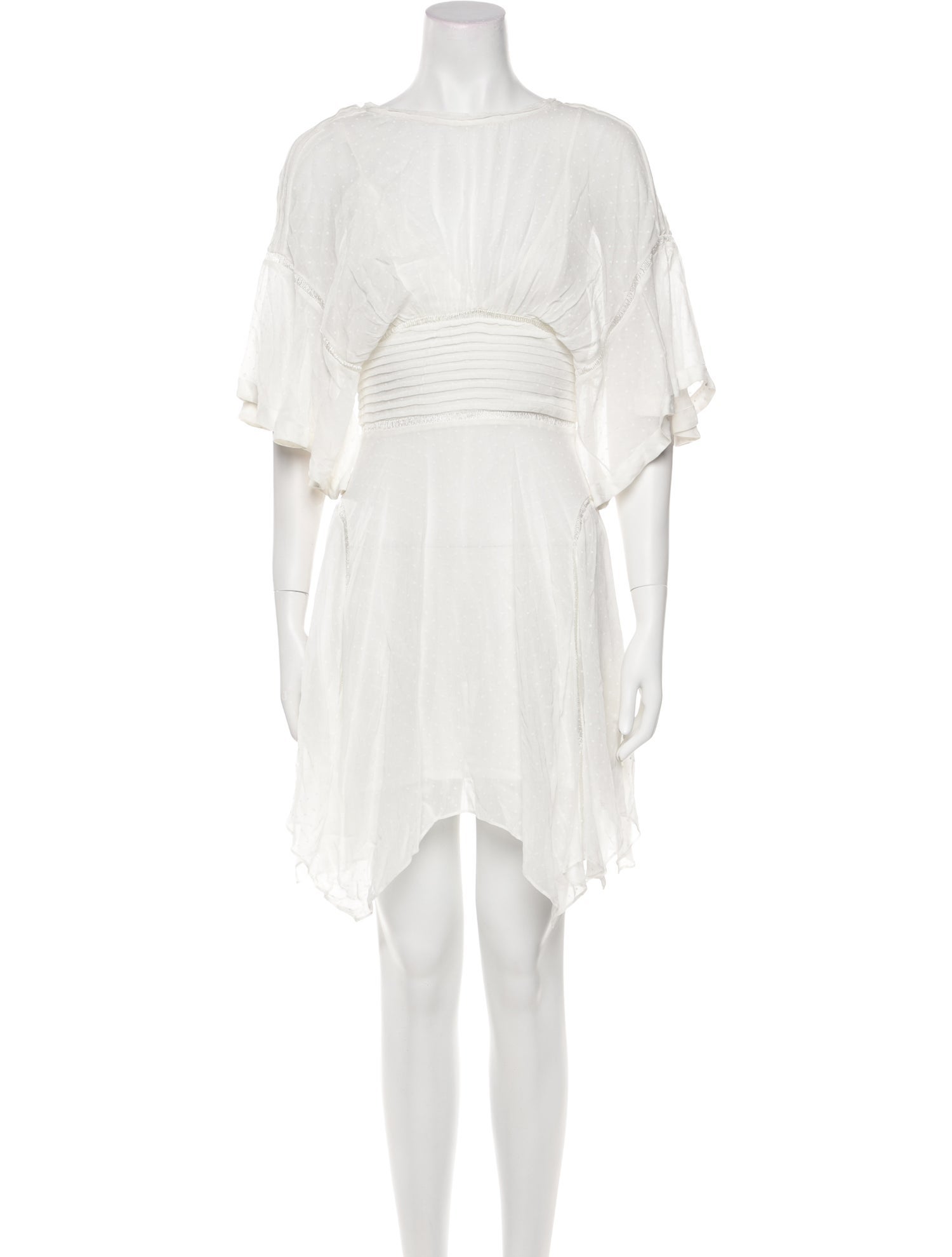 Iro Scoop Neck Mini Dress