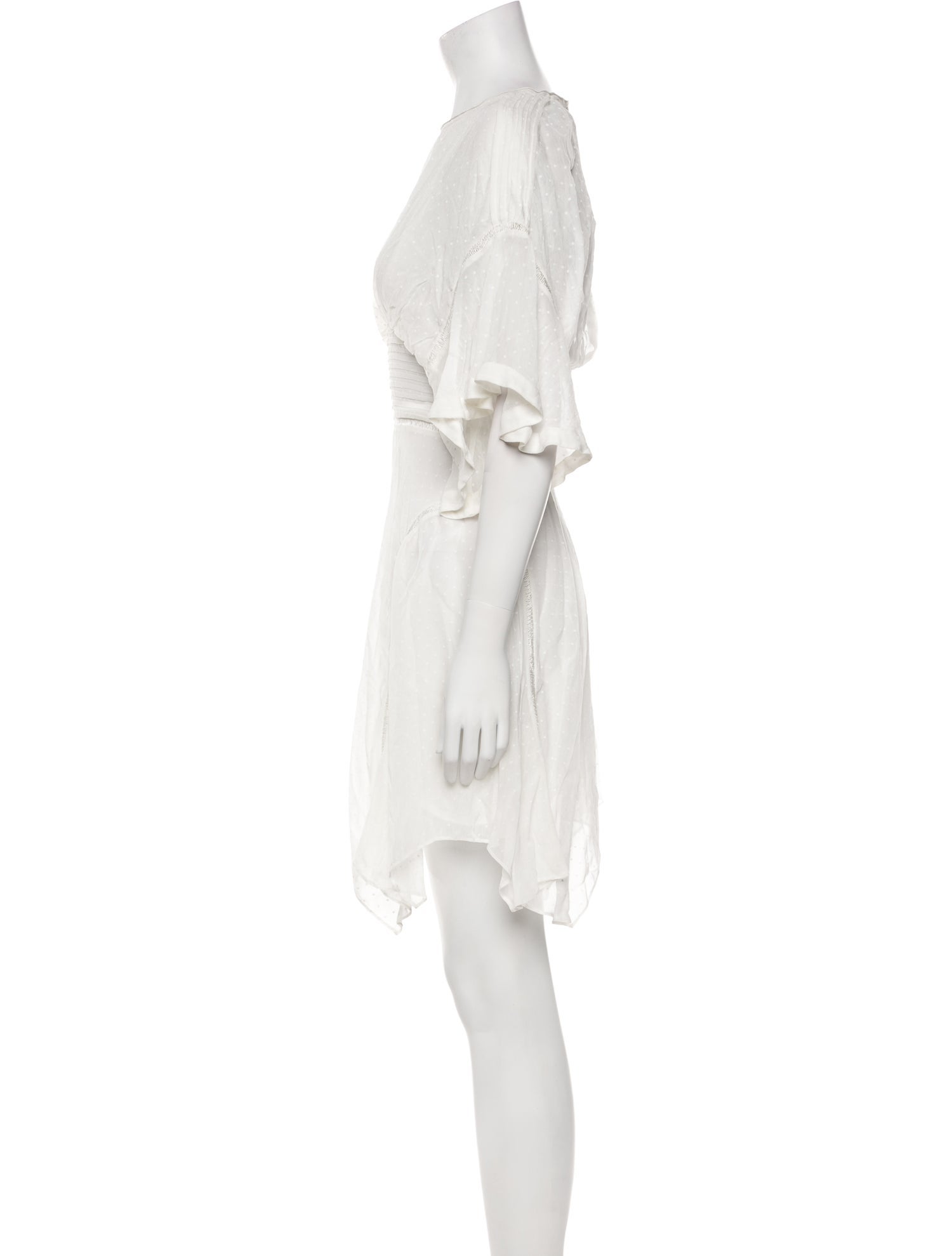 Iro Scoop Neck Mini Dress