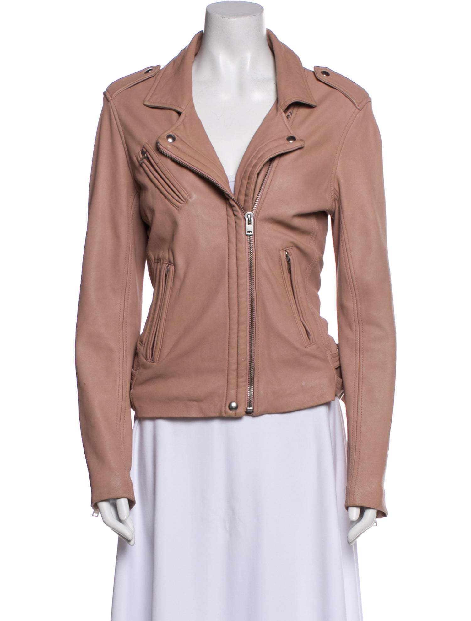 Iro Lamb Leather Biker Jacket