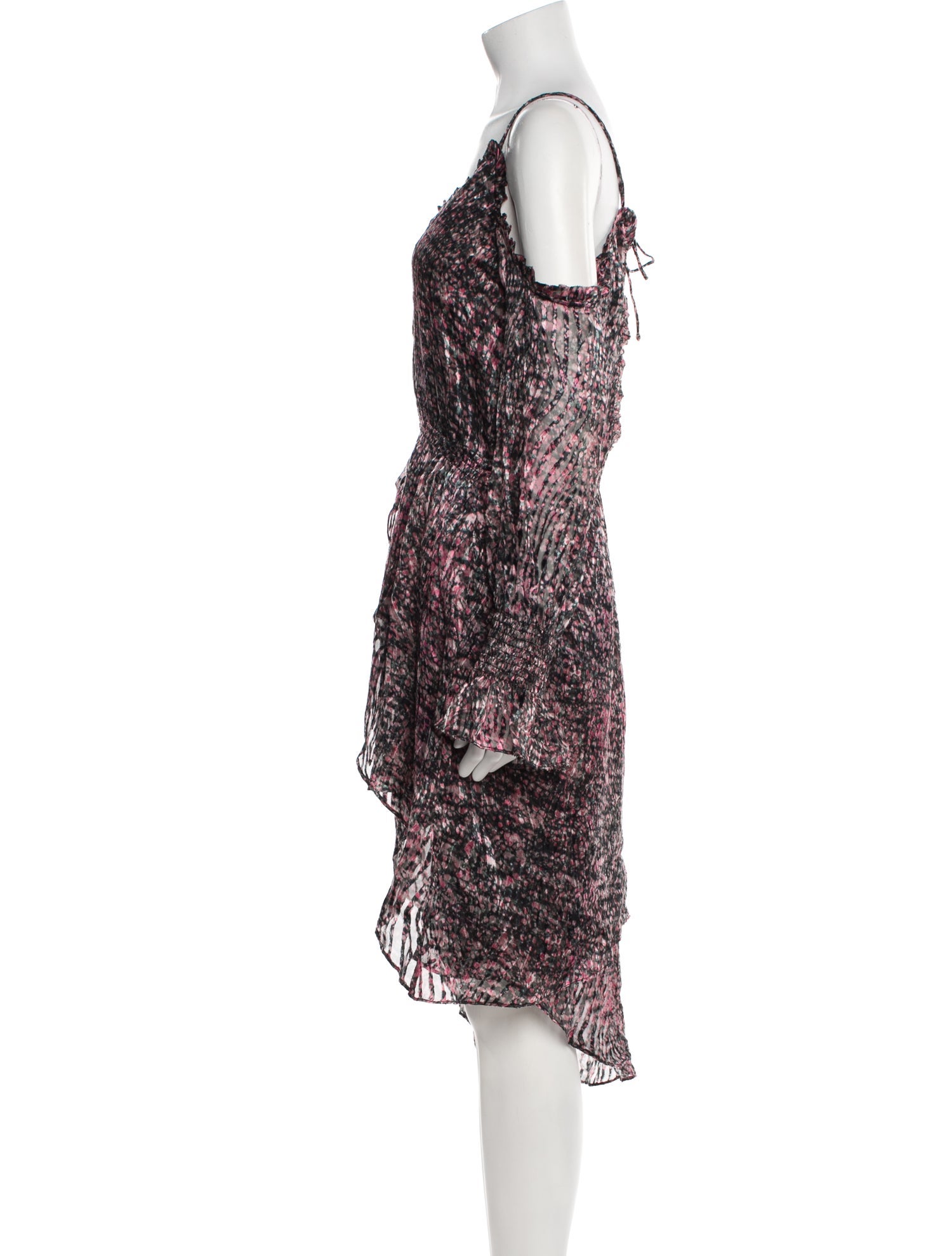 Iro Floral Print Midi Length Dress