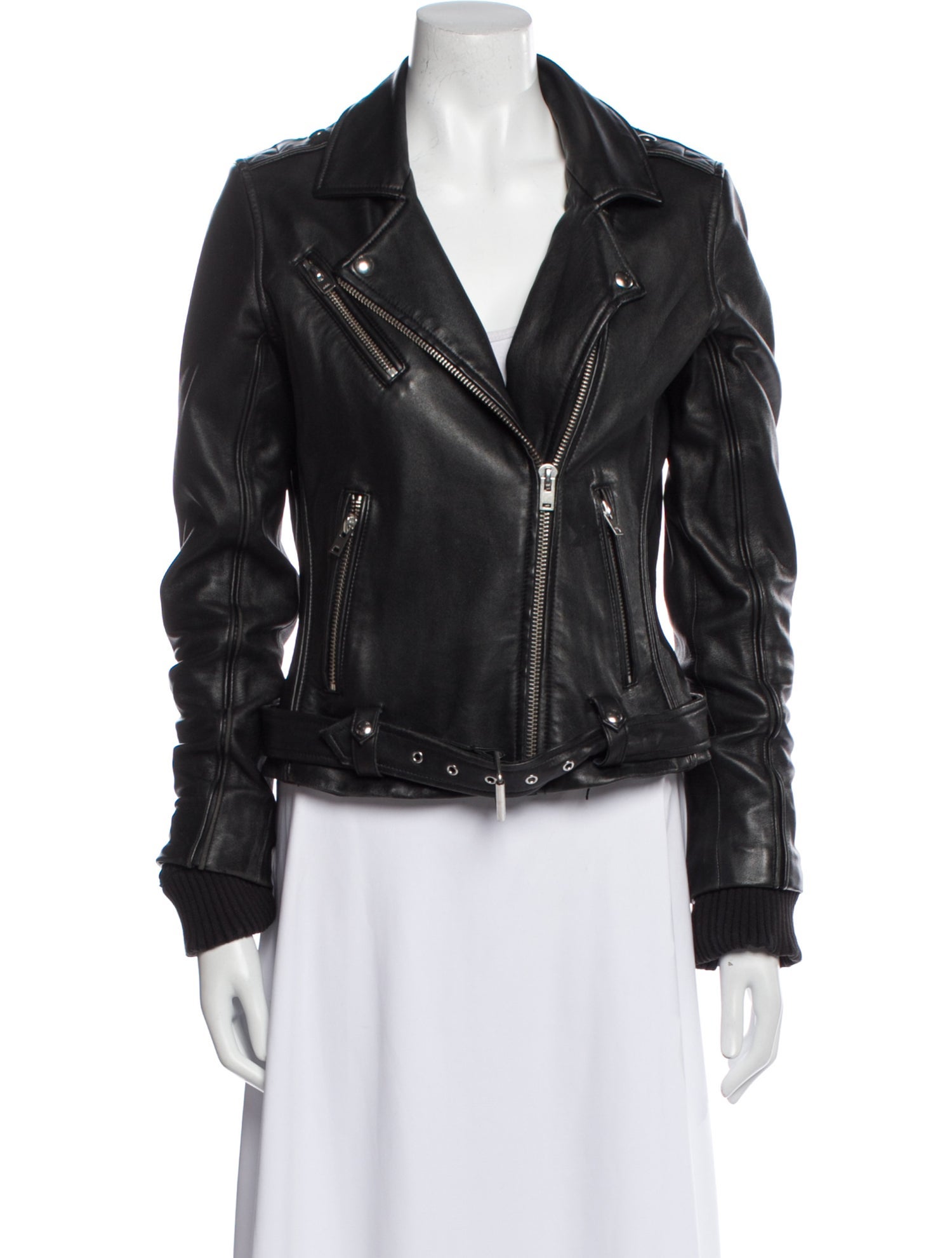 Iro Lamb Leather Biker Jacket