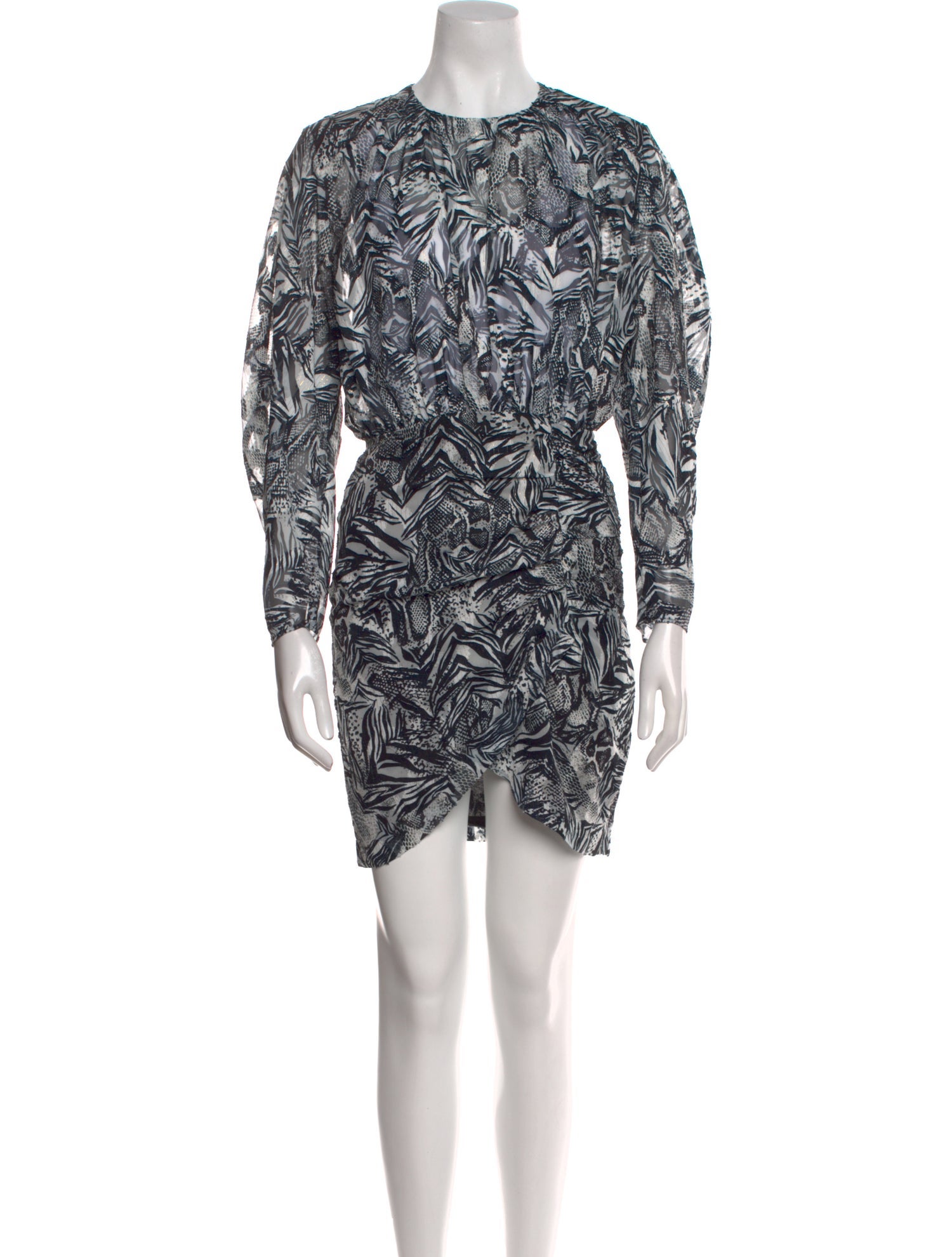 Iro Printed Mini Dress