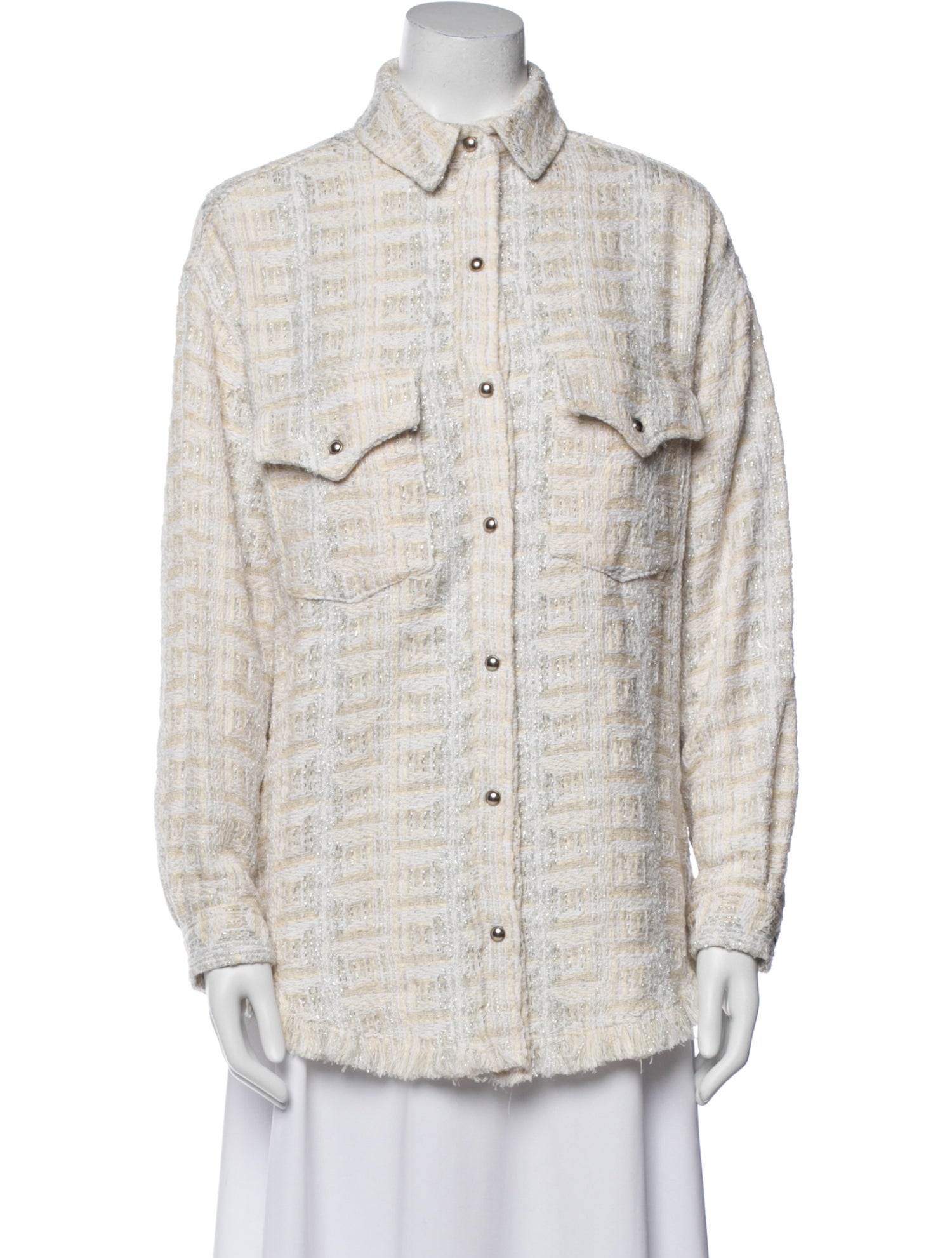 Iro Tweed Pattern Jacket w/ Tags