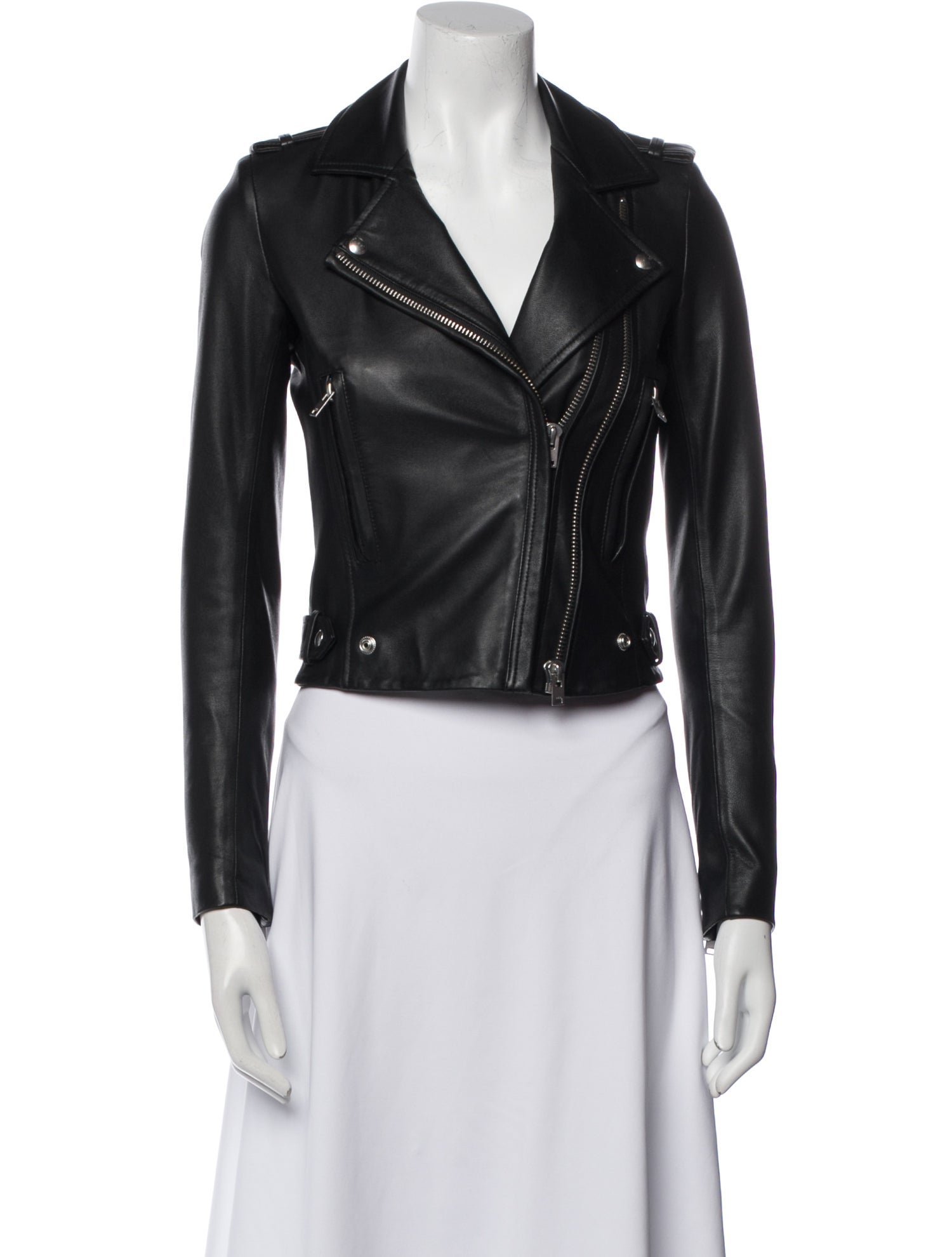 Iro Lamb Leather Biker Jacket