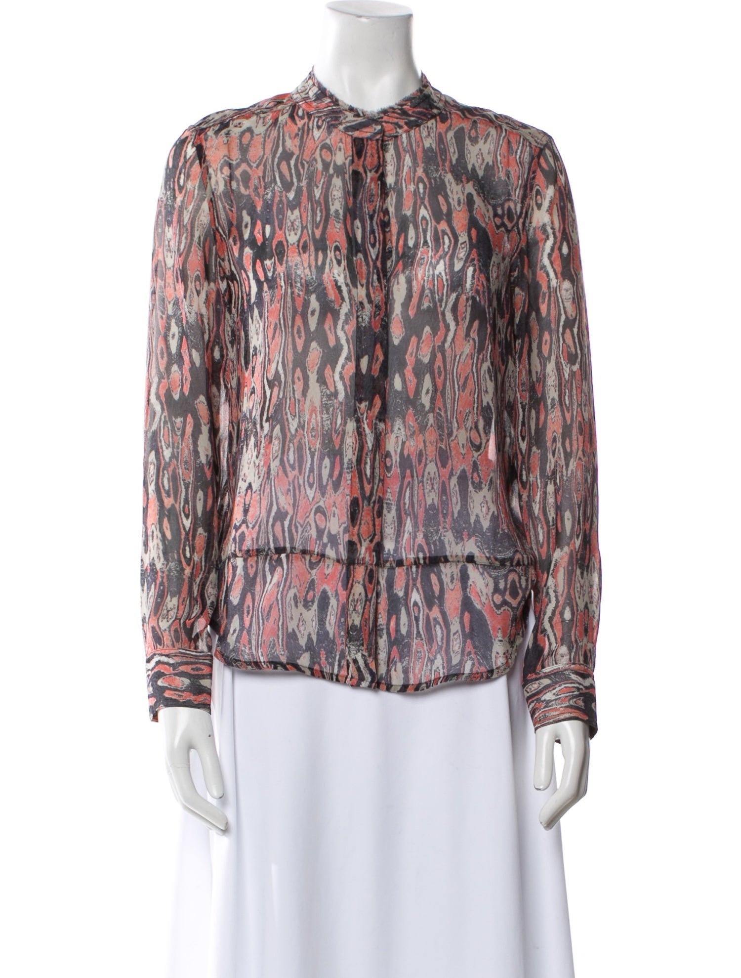Iro Silk Printed Blouse