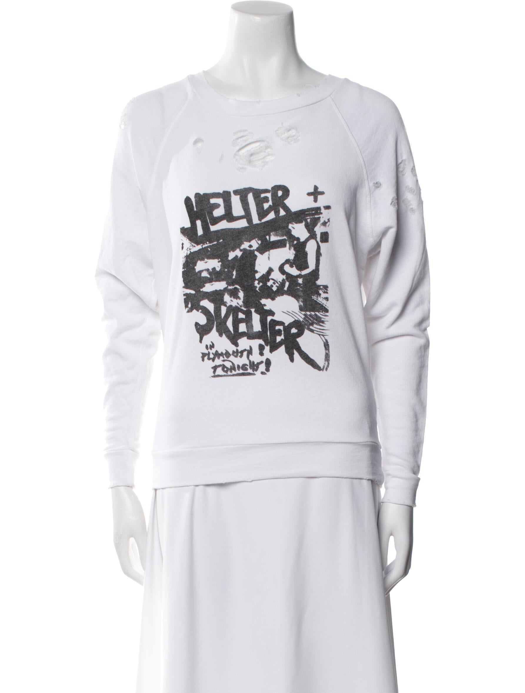 Iro Graphic Print Crew Neck Sweatshirt w/ Tags