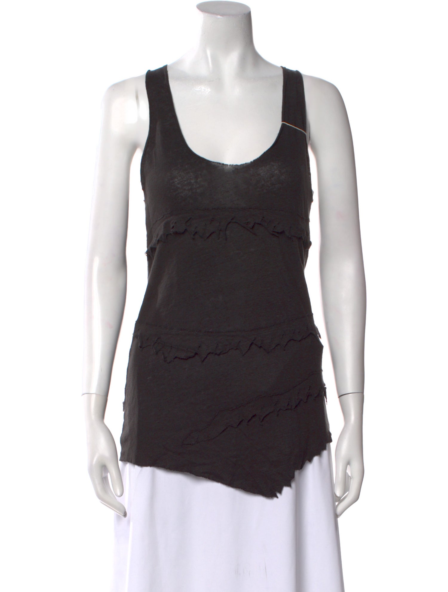 Iro Linen Scoop Neck Top w/ Tags