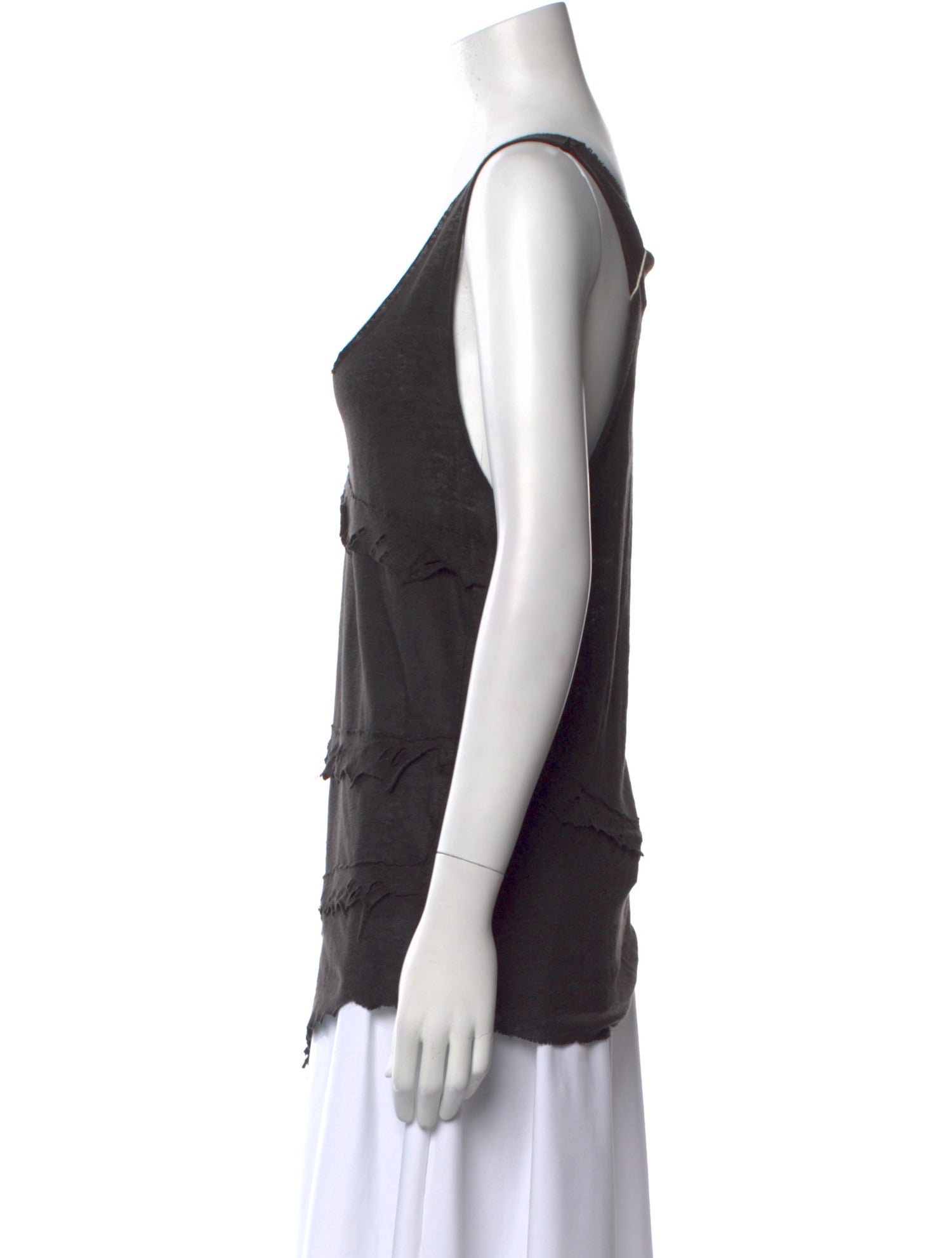 Iro Linen Scoop Neck Top w/ Tags