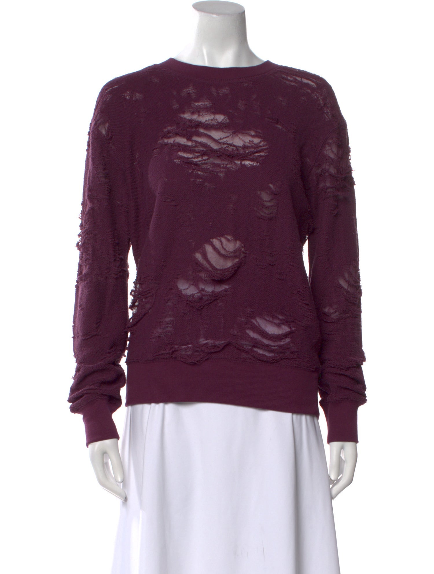 Iro Bateau Neckline Long Sleeve Sweatshirt w/ Tags