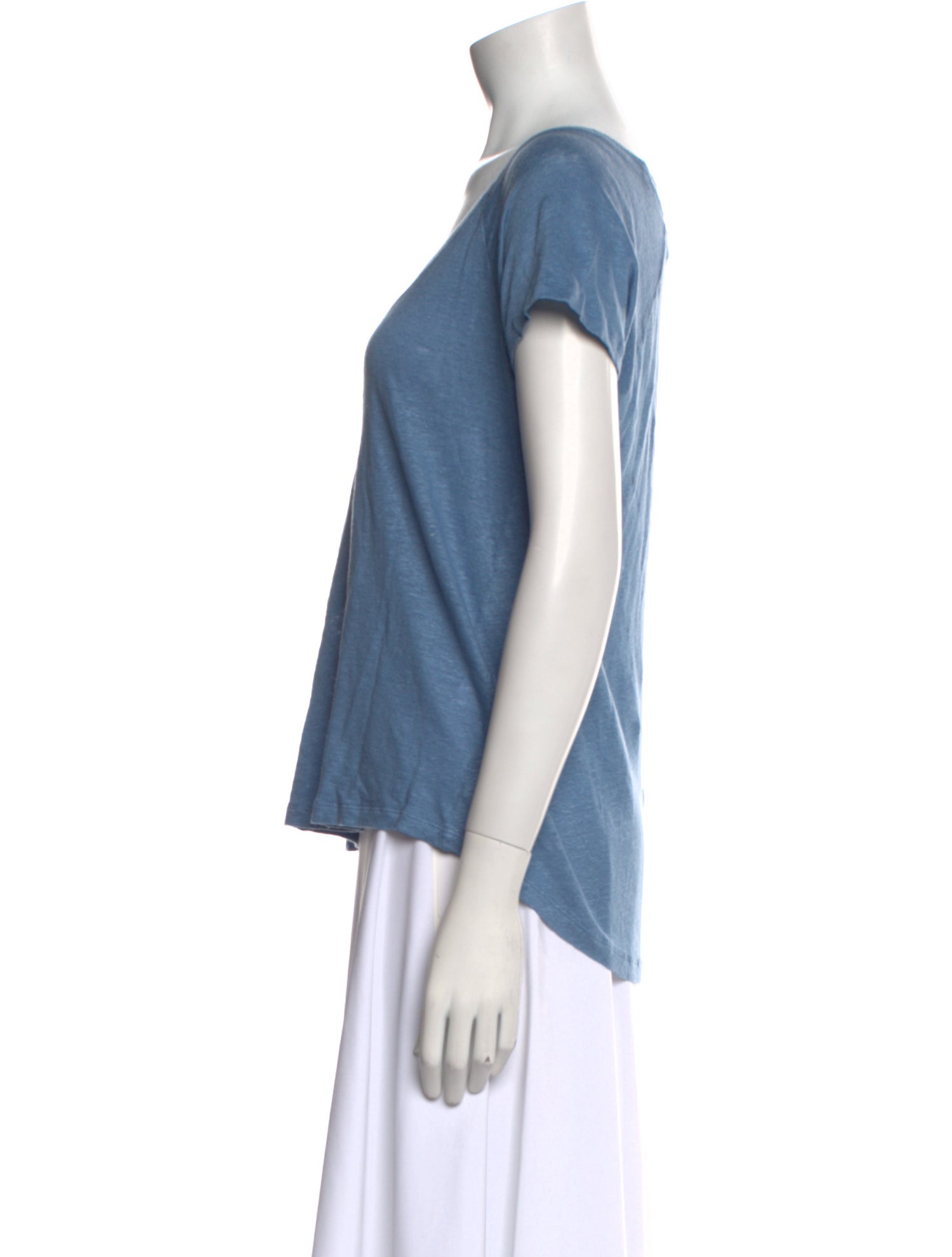 Iro Linen Scoop Neck T-Shirt w/ Tags