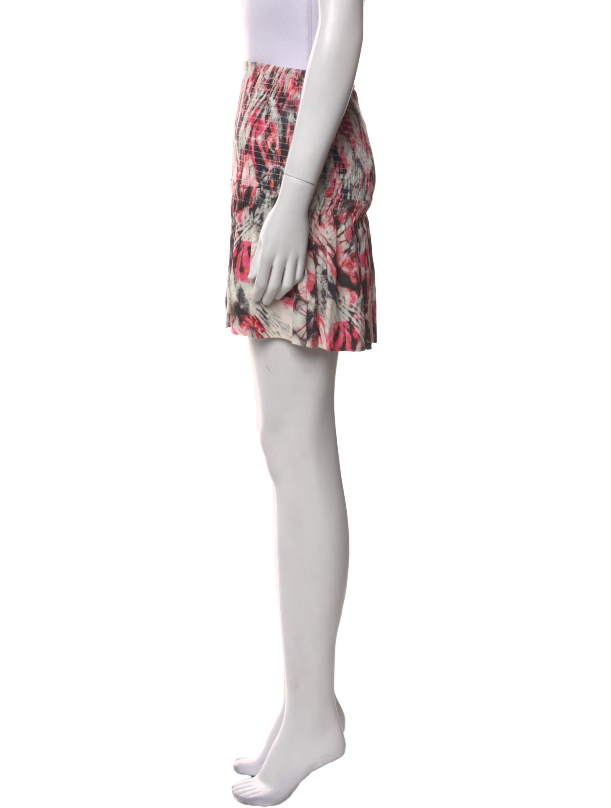 Iro Floral Print Mini Skirt