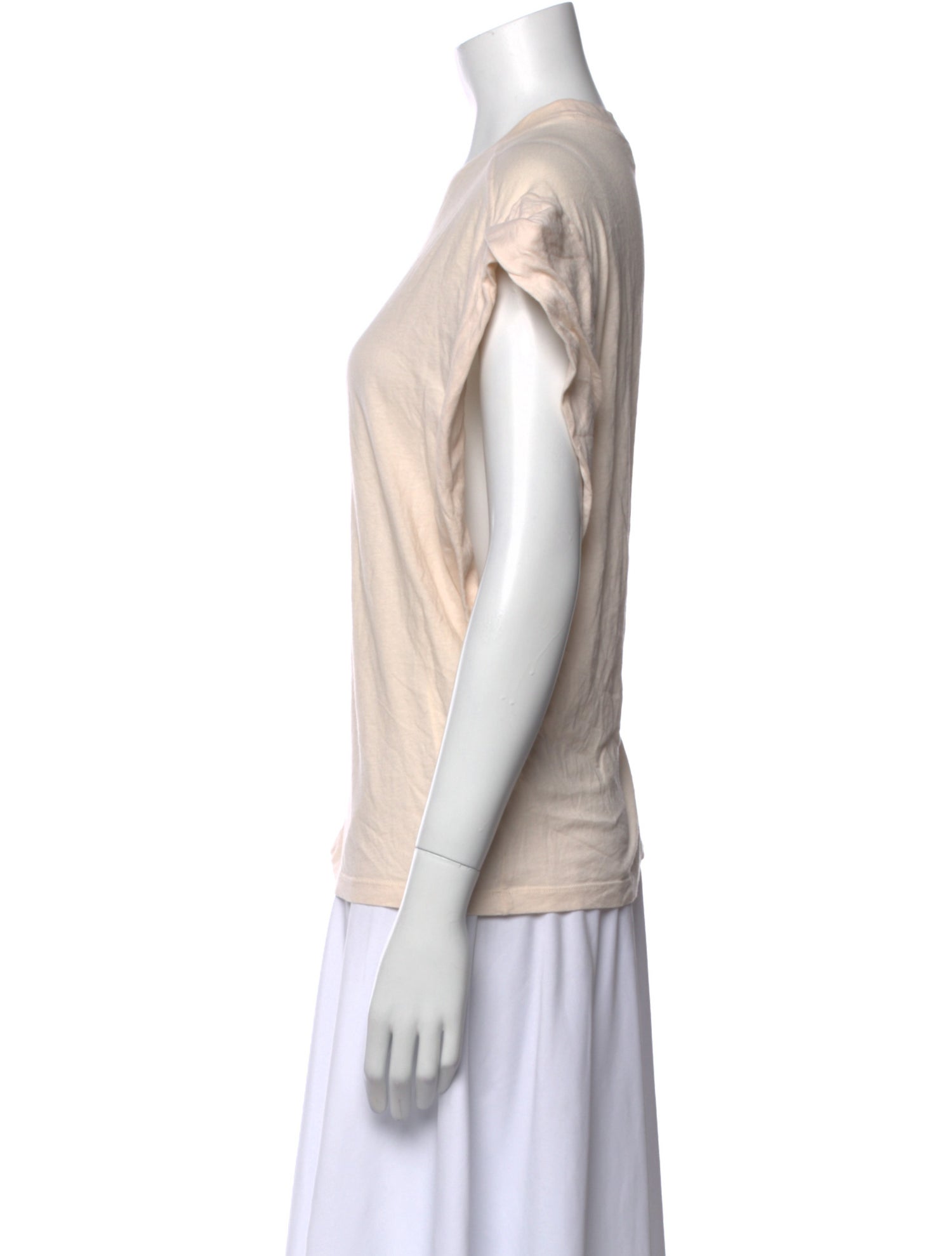 Iro Bateau Neckline Short Sleeve T-Shirt