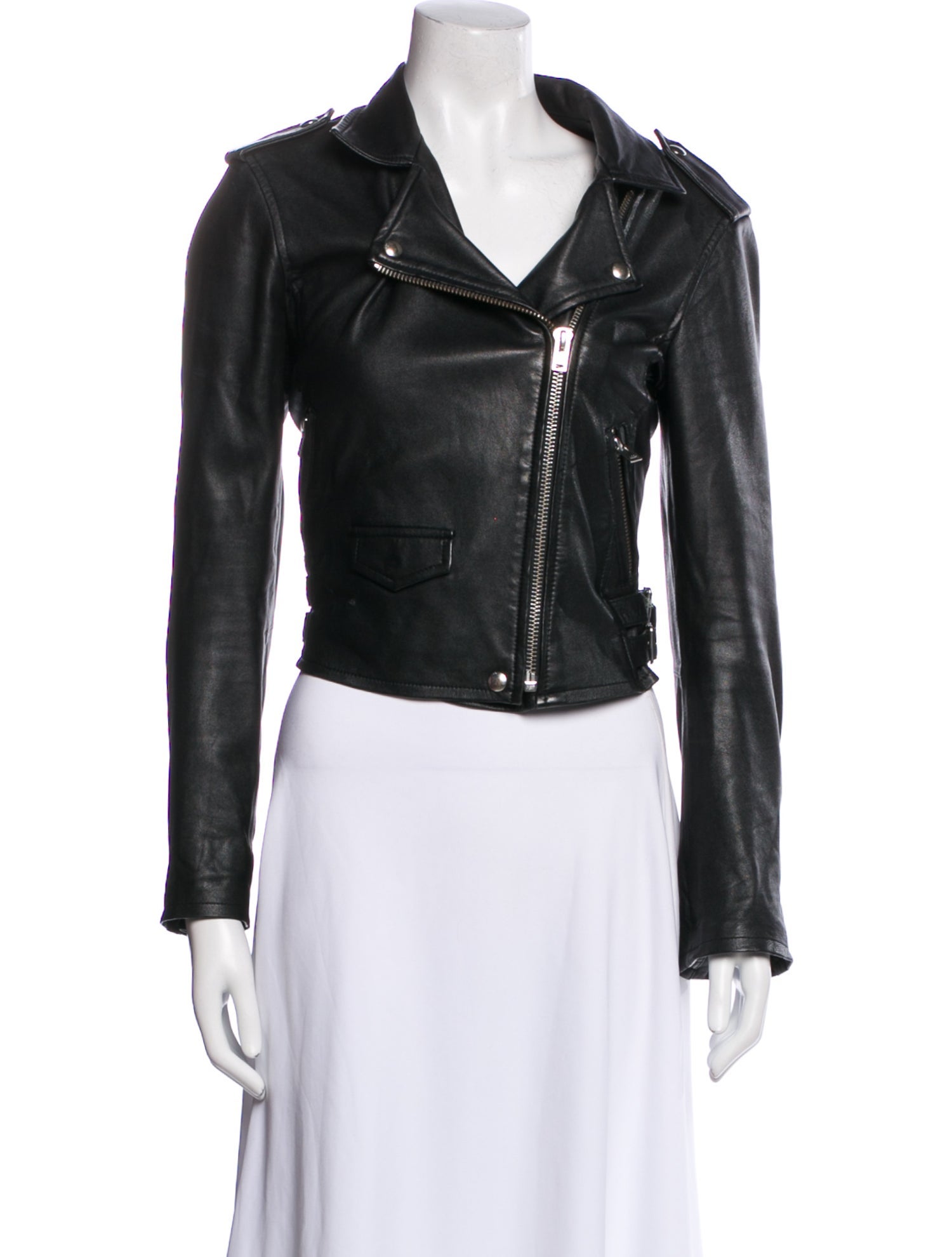Iro Lamb Leather Biker Jacket