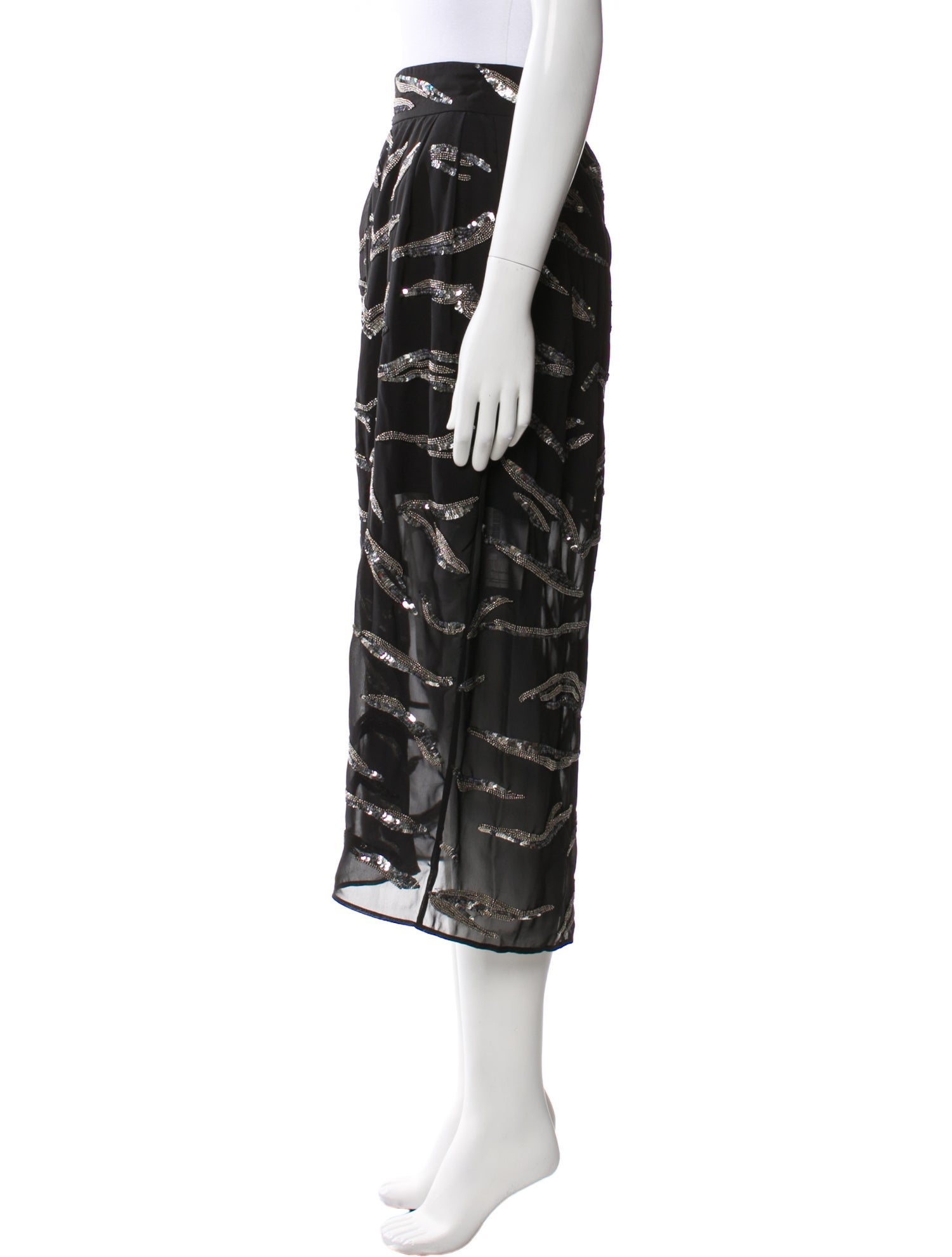 Iro Printed Midi Length Skirt w/ Tags