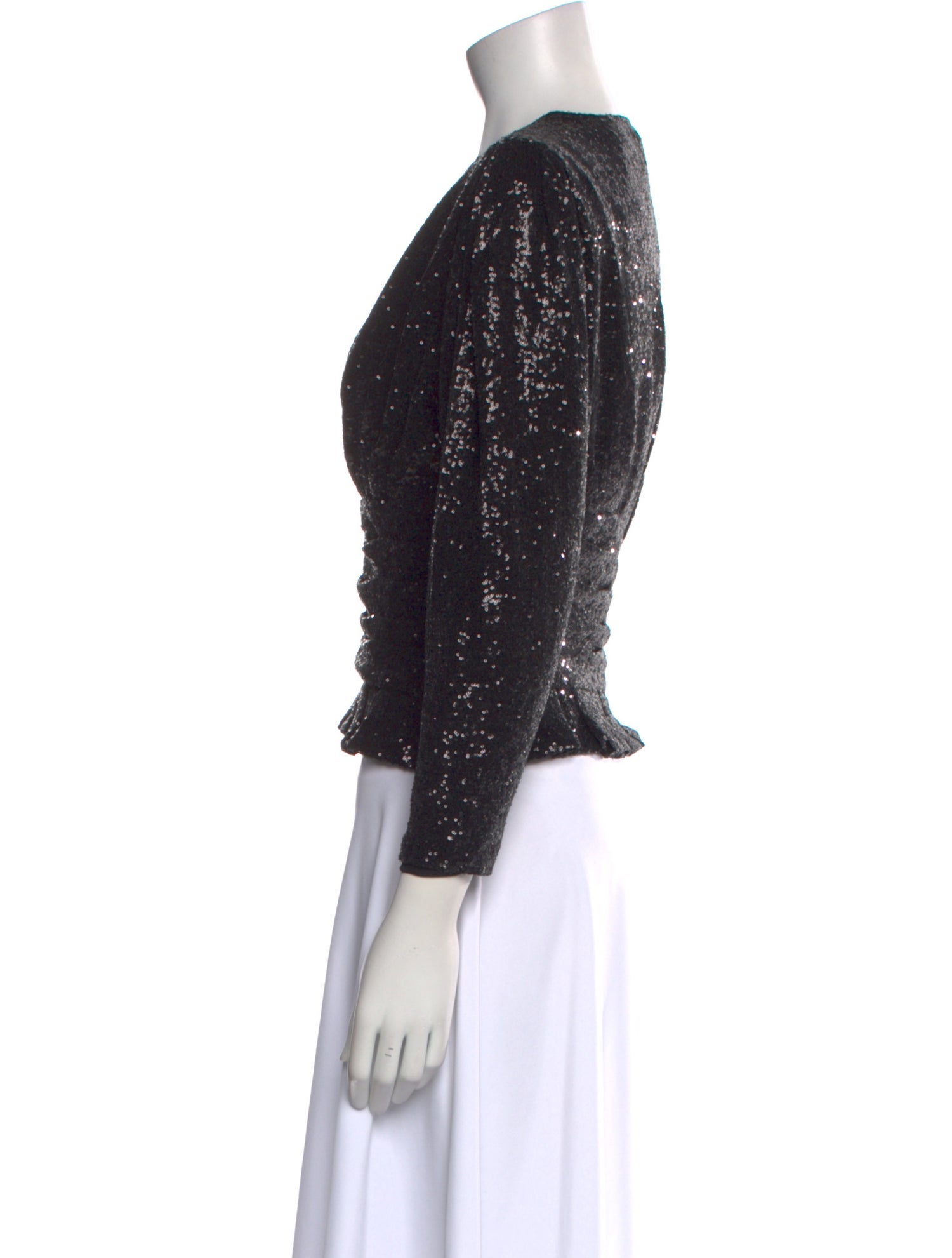 Iro Printed V-Neck Crop Top w/ Tags