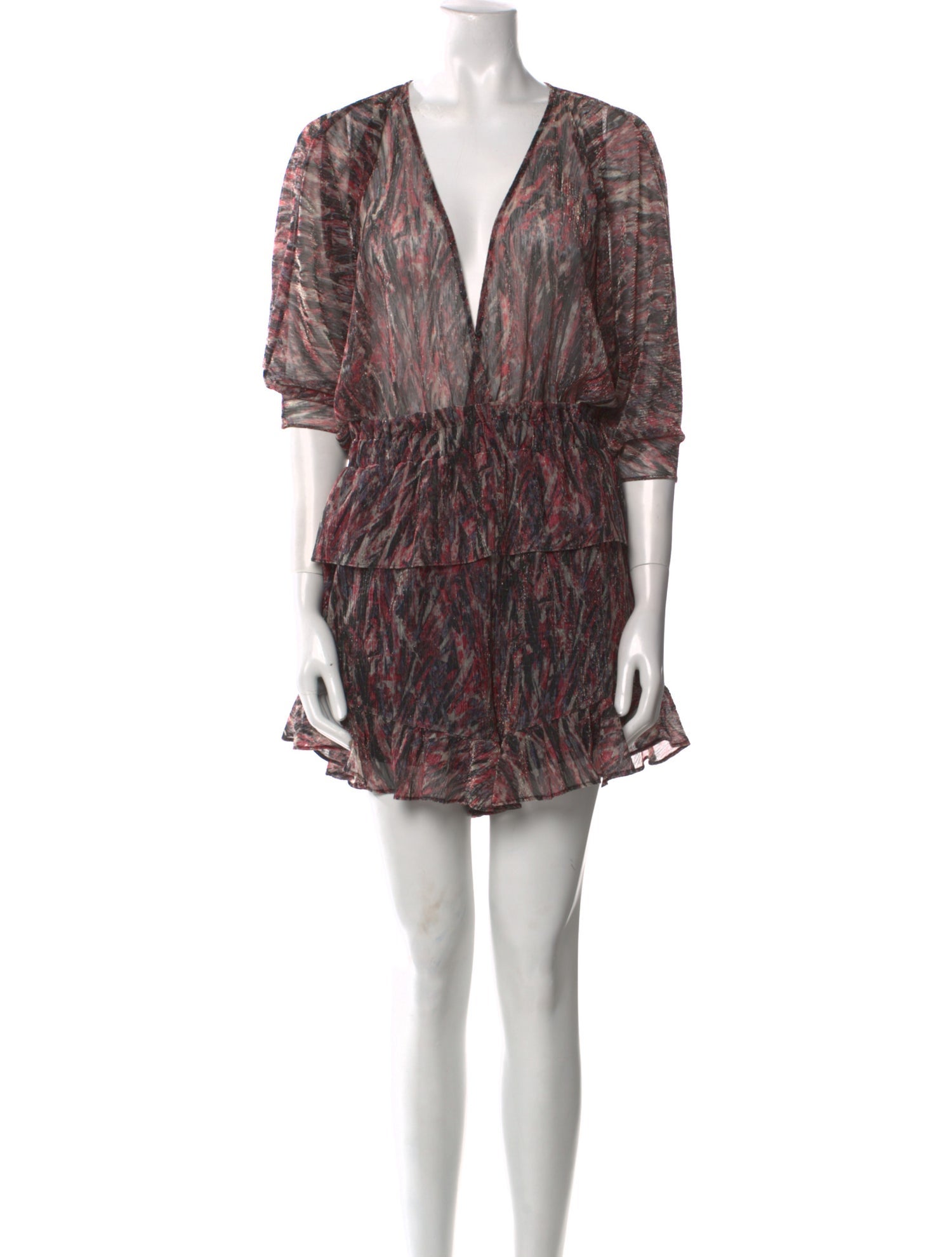 Iro Printed V-Neck Romper