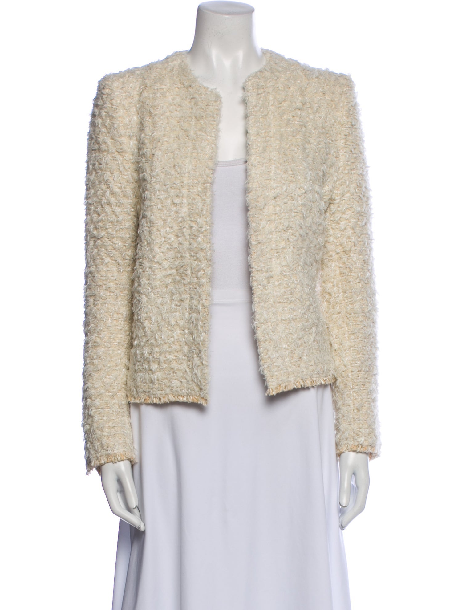 Iro Wool Tweed Pattern Jacket w/ Tags