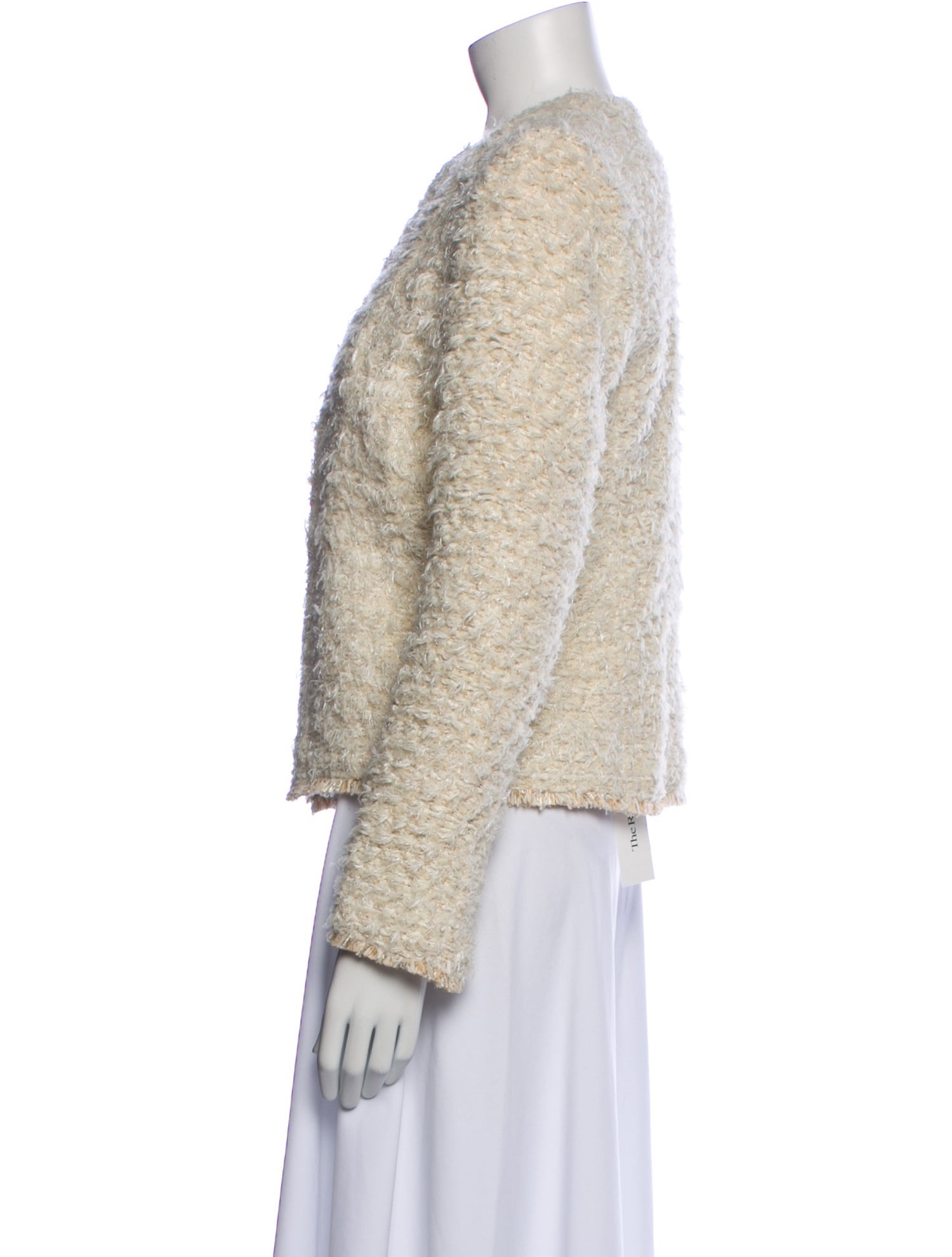 Iro Wool Tweed Pattern Jacket w/ Tags