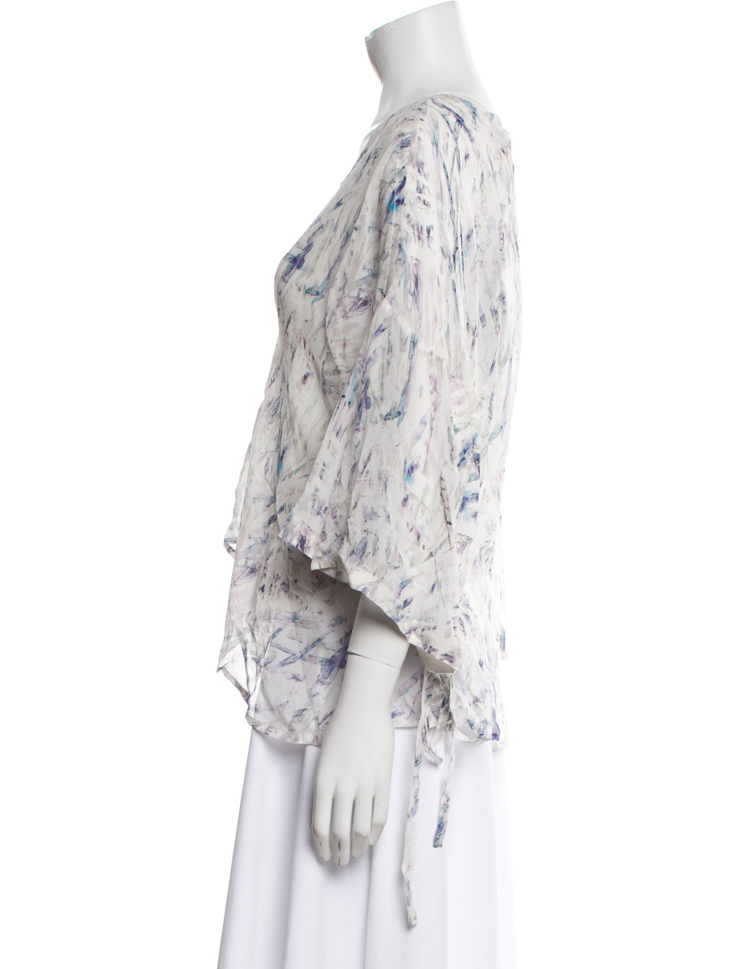 Iro Silk Floral Print Blouse