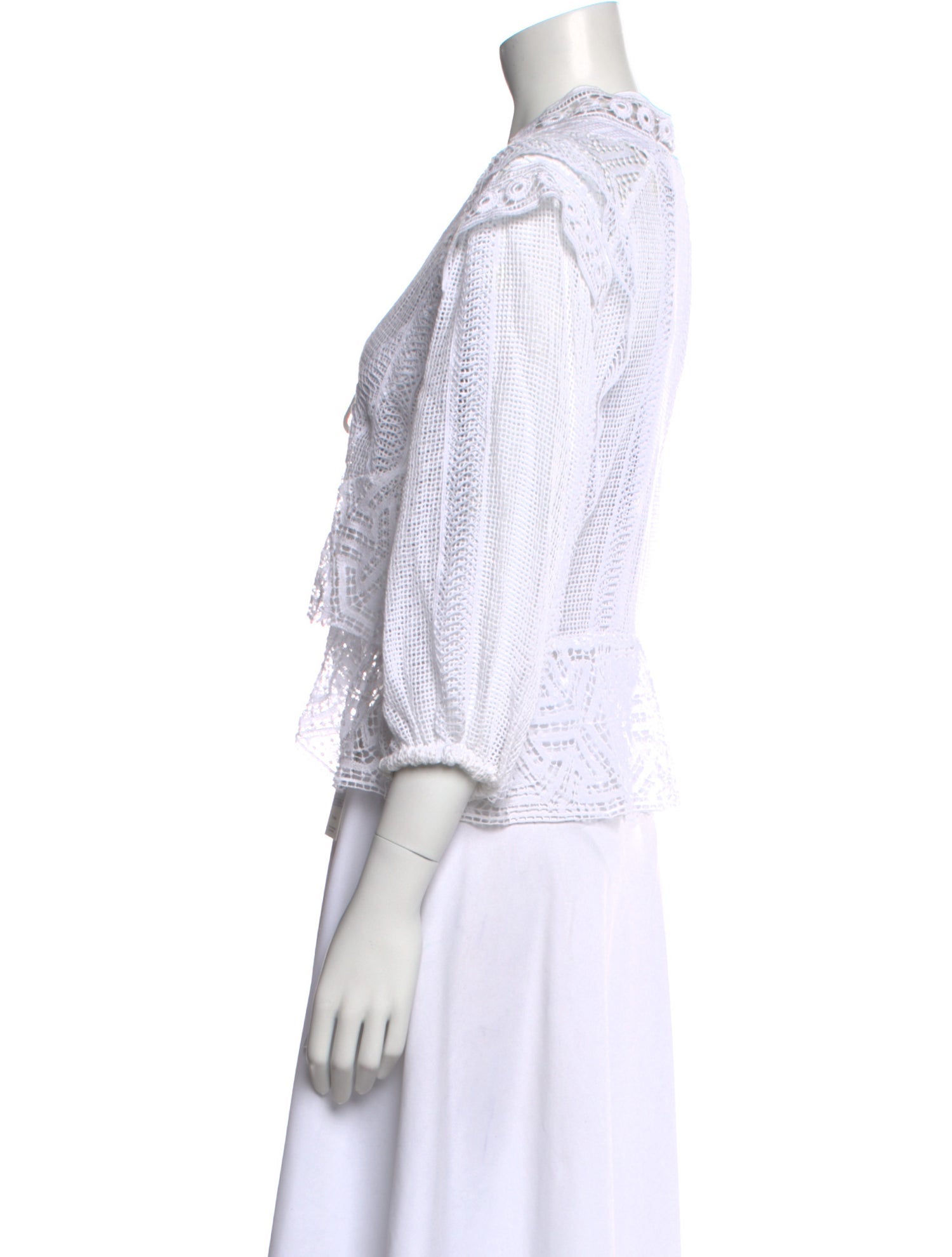 Iro Printed V-Neck Crop Top w/ Tags