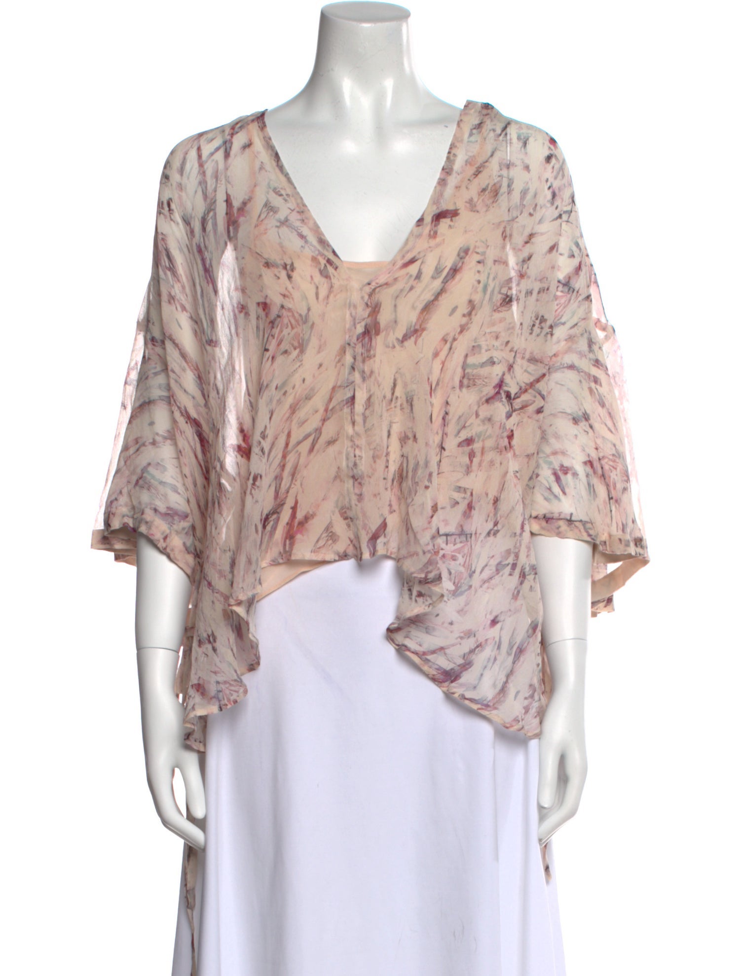 Iro Silk Printed Blouse w/ Tags