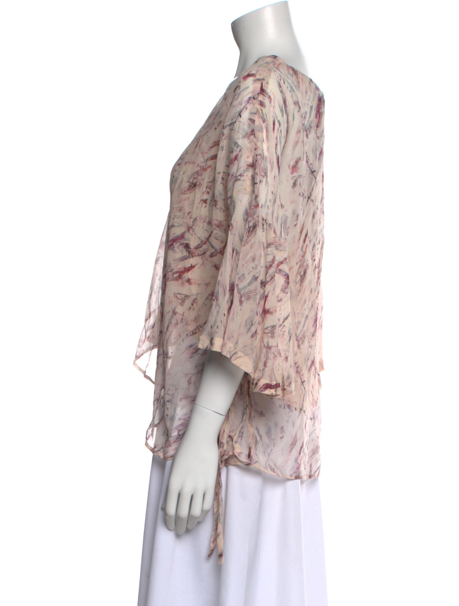 Iro Silk Printed Blouse w/ Tags