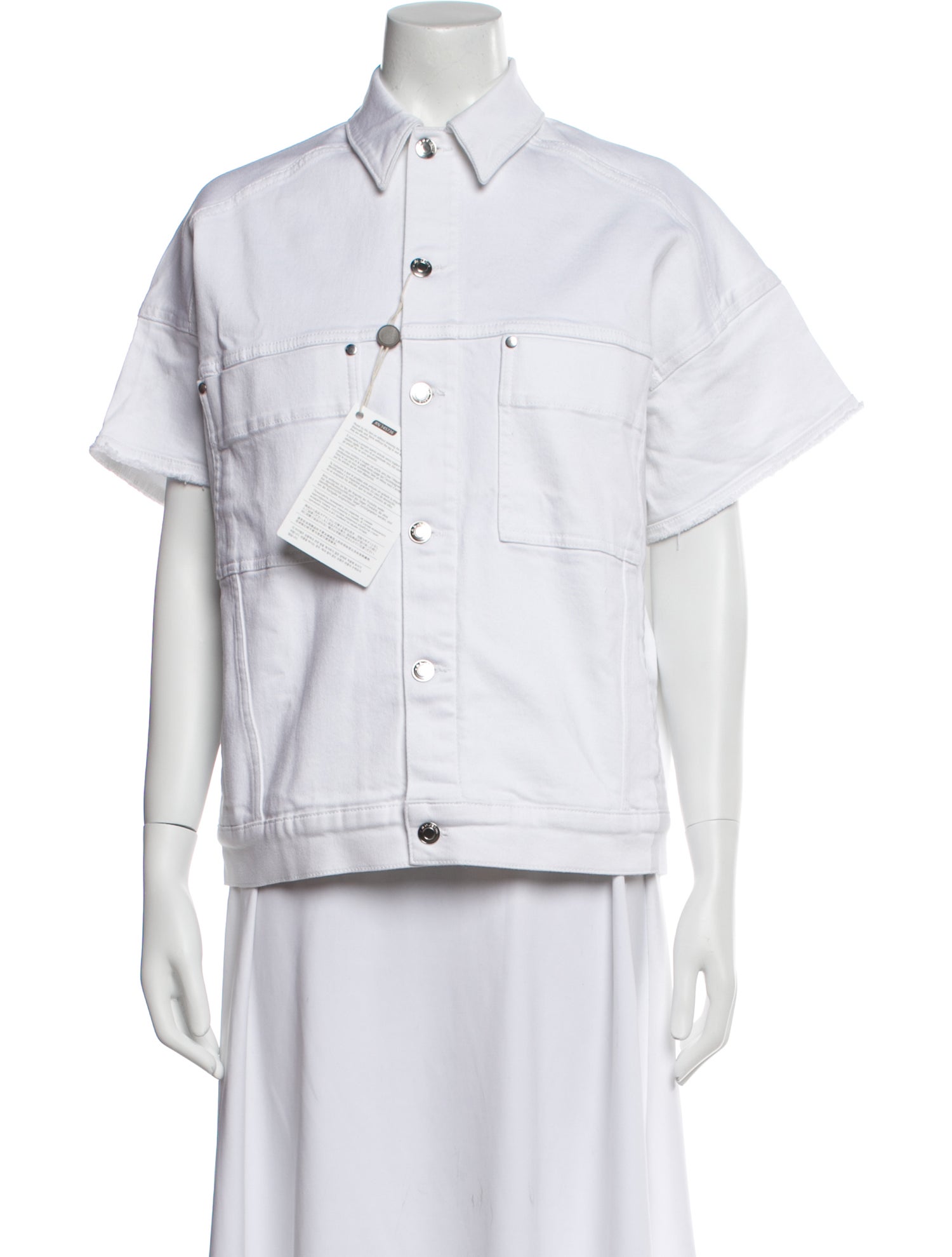 Iro Short Sleeve Button-Up Top w/ Tags