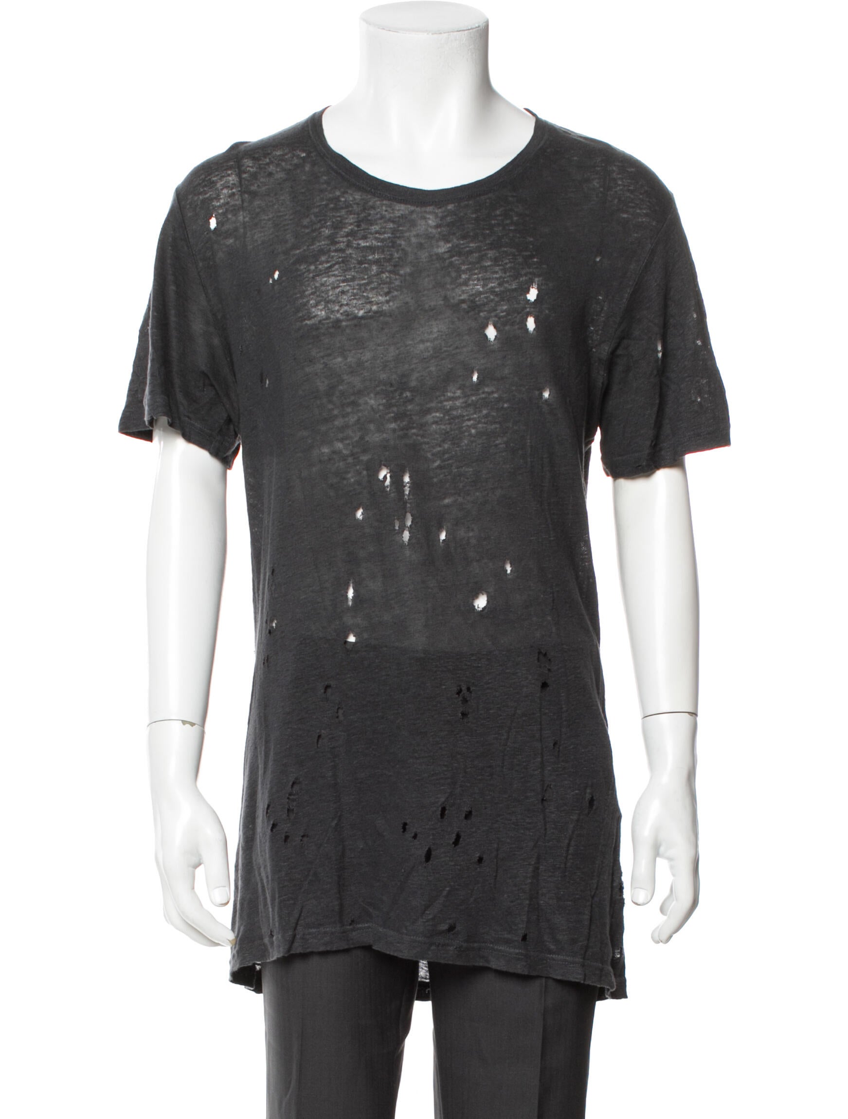 Iro Linen Scoop Neck T-Shirt