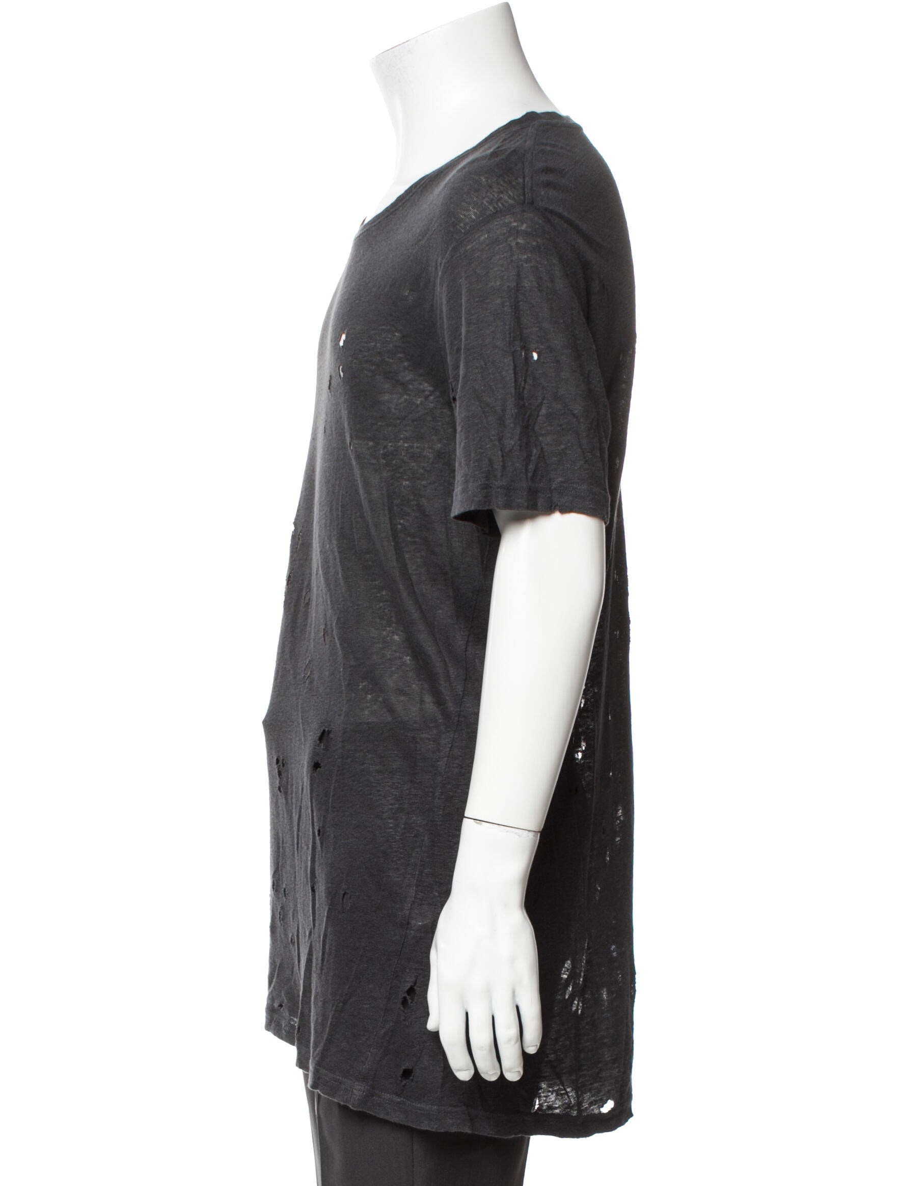 Iro Linen Scoop Neck T-Shirt