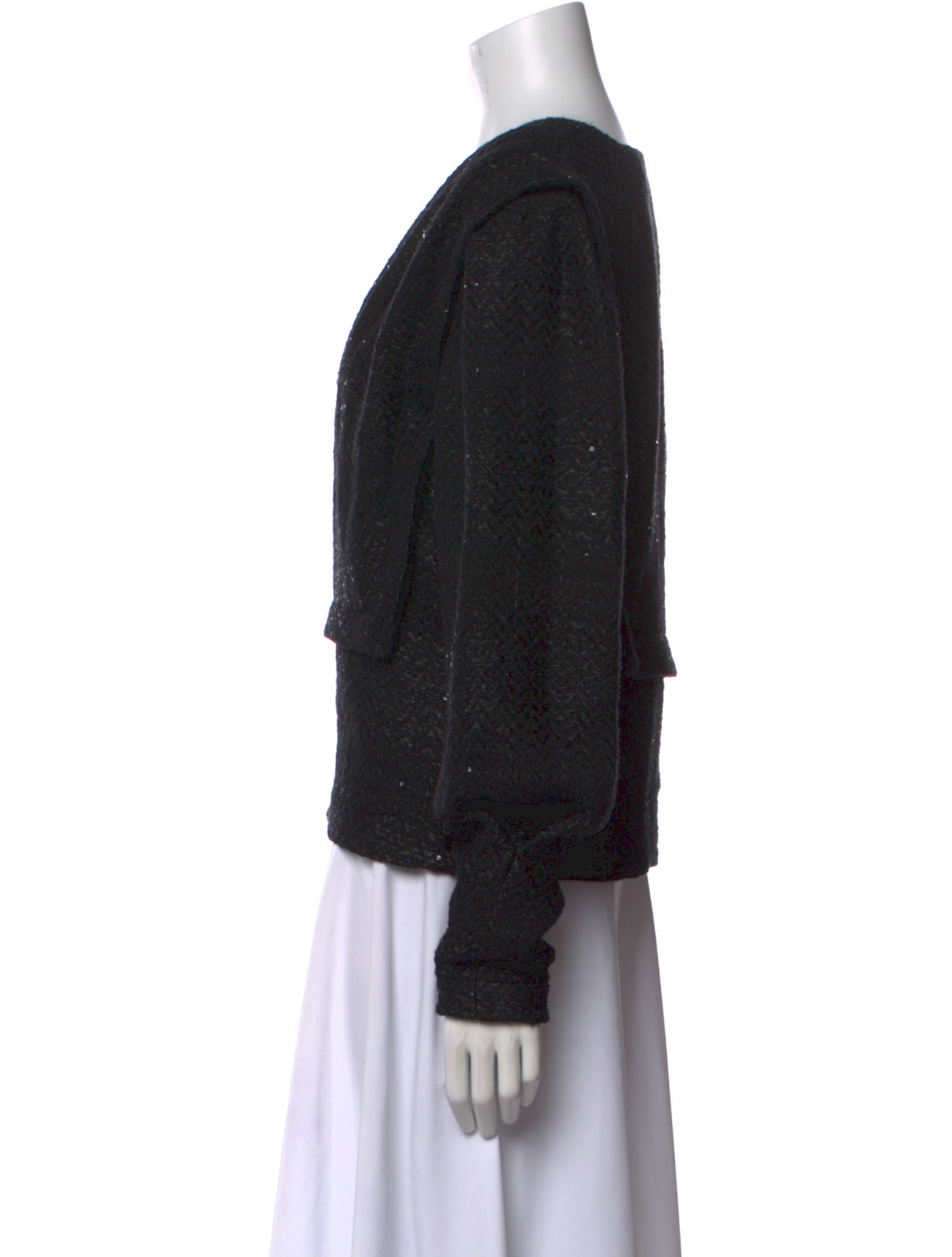 Iro V-Neck Long Sleeve Sweatshirt