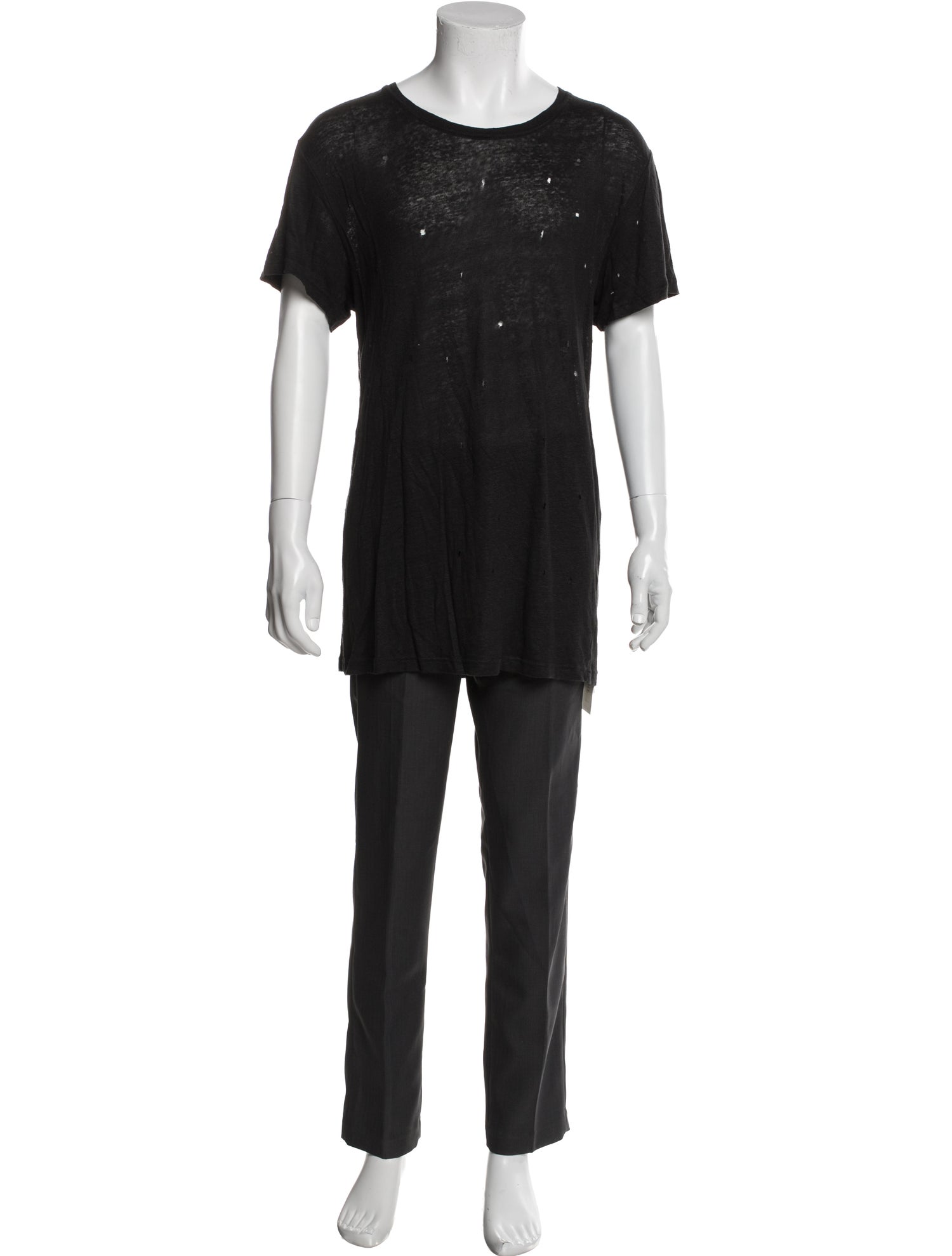 Iro Linen Scoop Neck T-Shirt