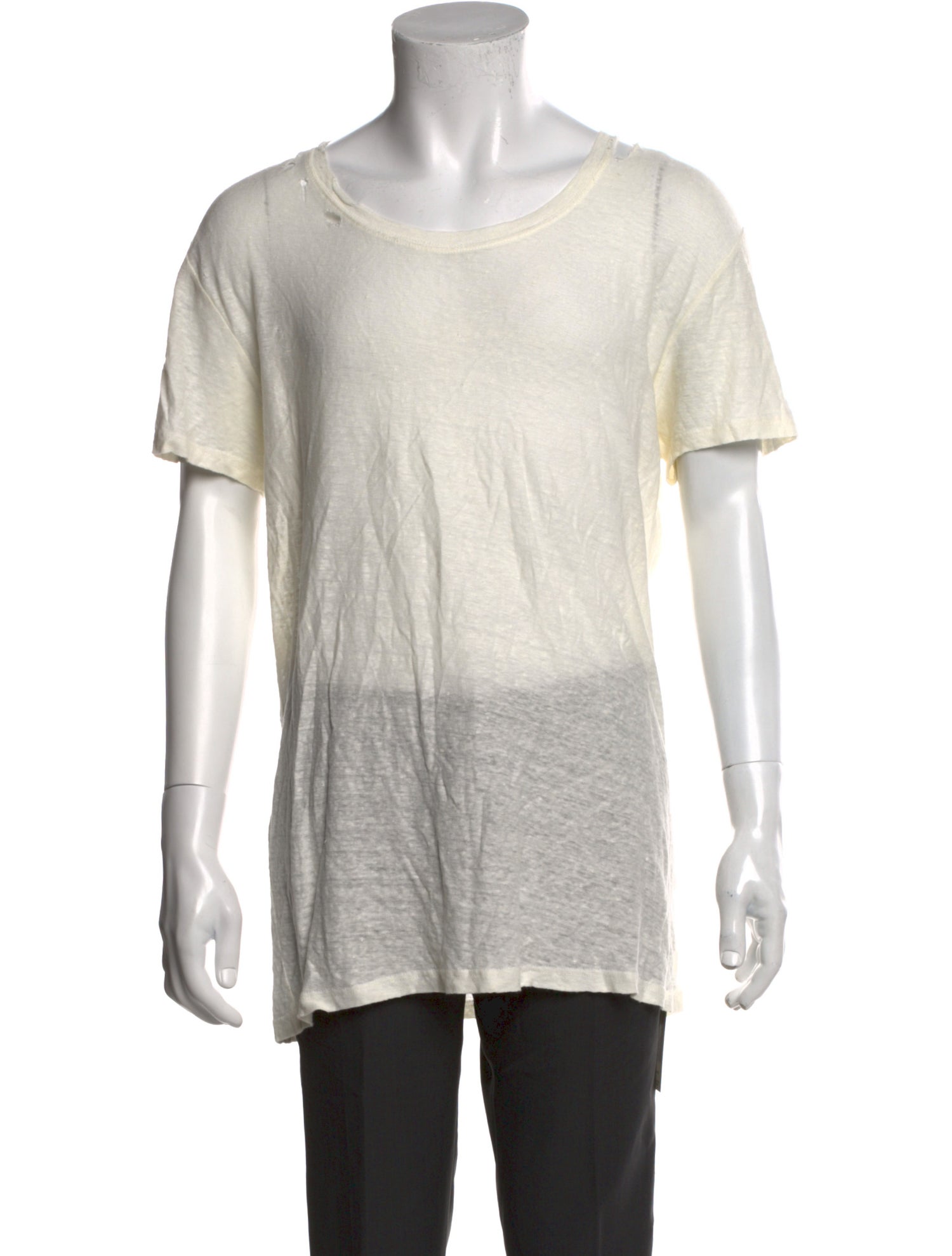 Iro Linen Scoop Neck T-Shirt