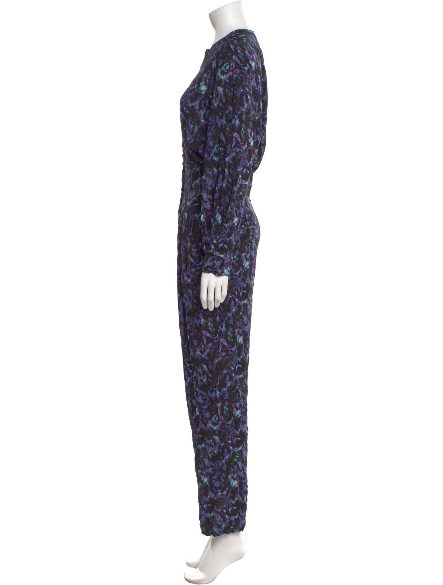Iro Printed V-Neck Jumpsuit w/ Tags