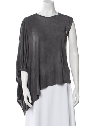 Iro Crew Neck Three-Quarter Sleeve Top