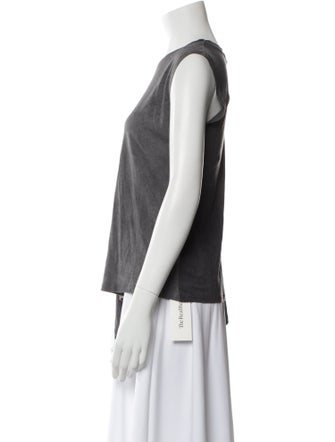 Iro Crew Neck Three-Quarter Sleeve Top