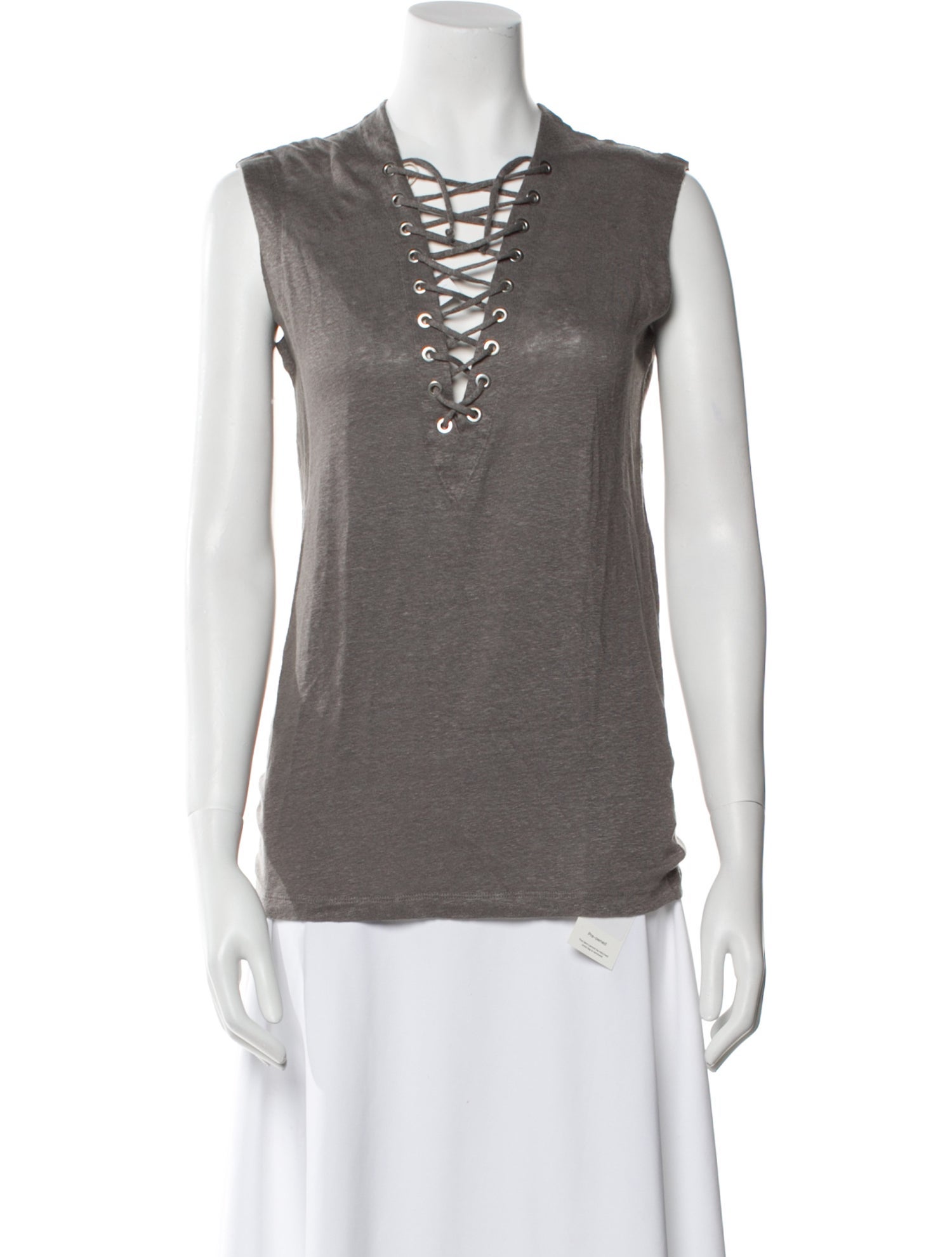 Iro Linen V-Neck Top w/ Tags
