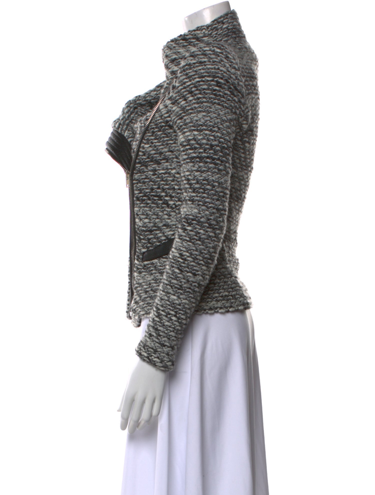 Iro Striped Cowl Neck Sweater