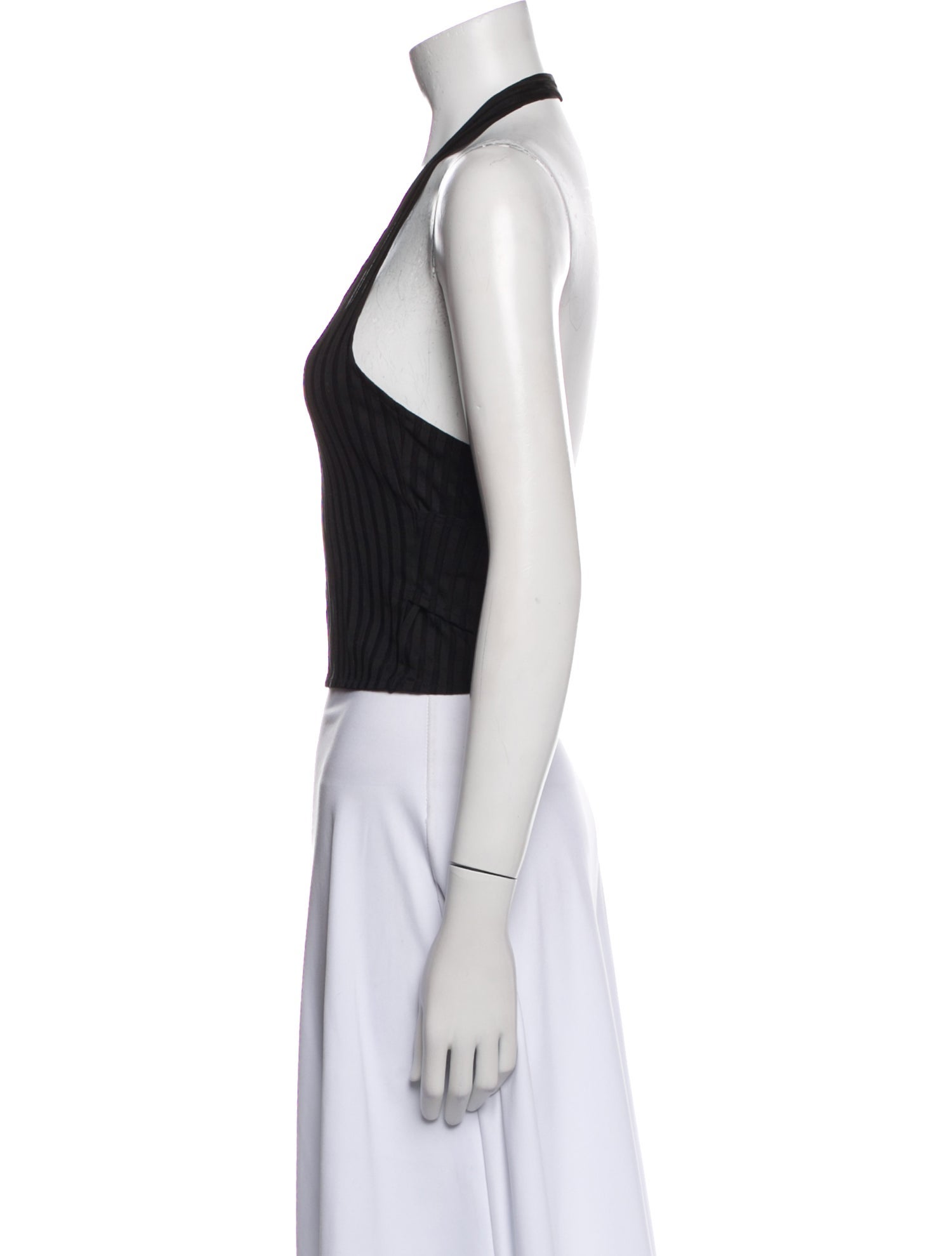 Iro Halterneck Sleeveless Crop Top