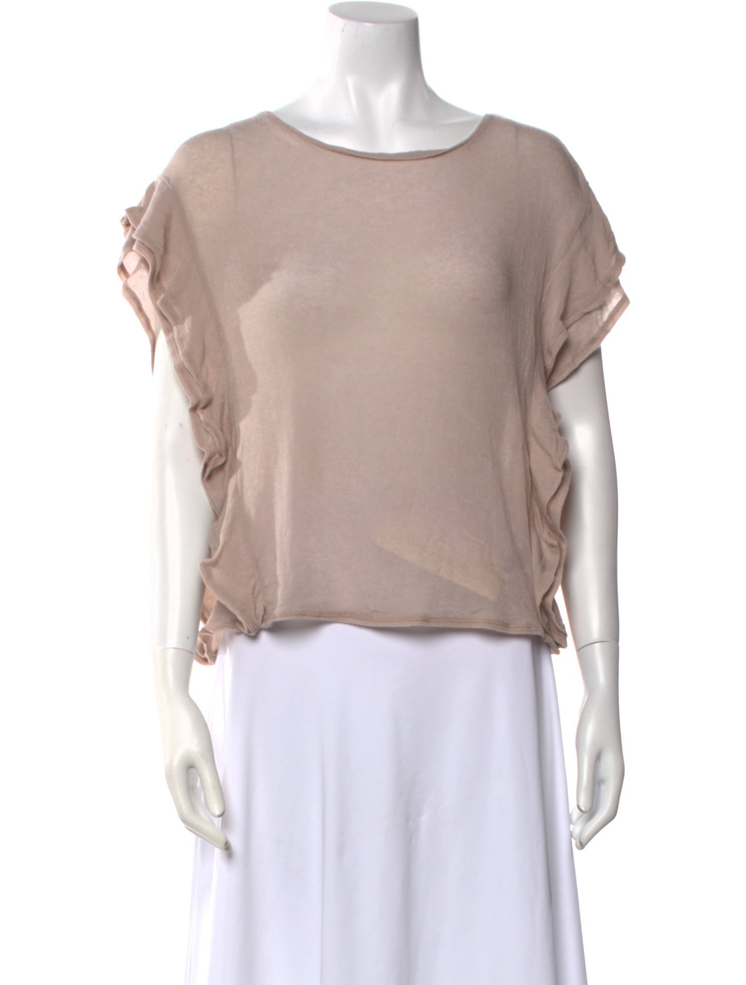 Iro Bateau Neckline Short Sleeve T-Shirt