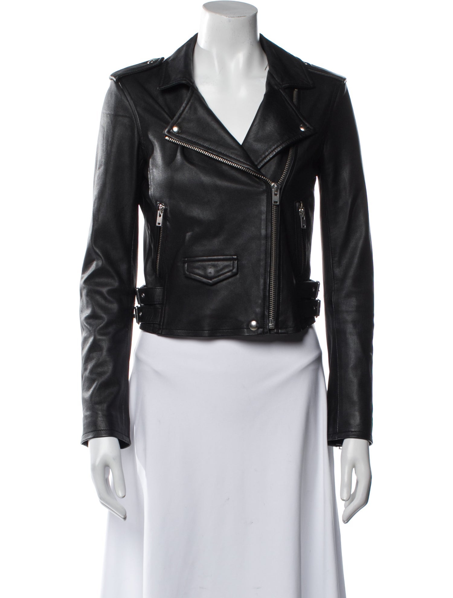 Iro Lamb Leather Biker Jacket