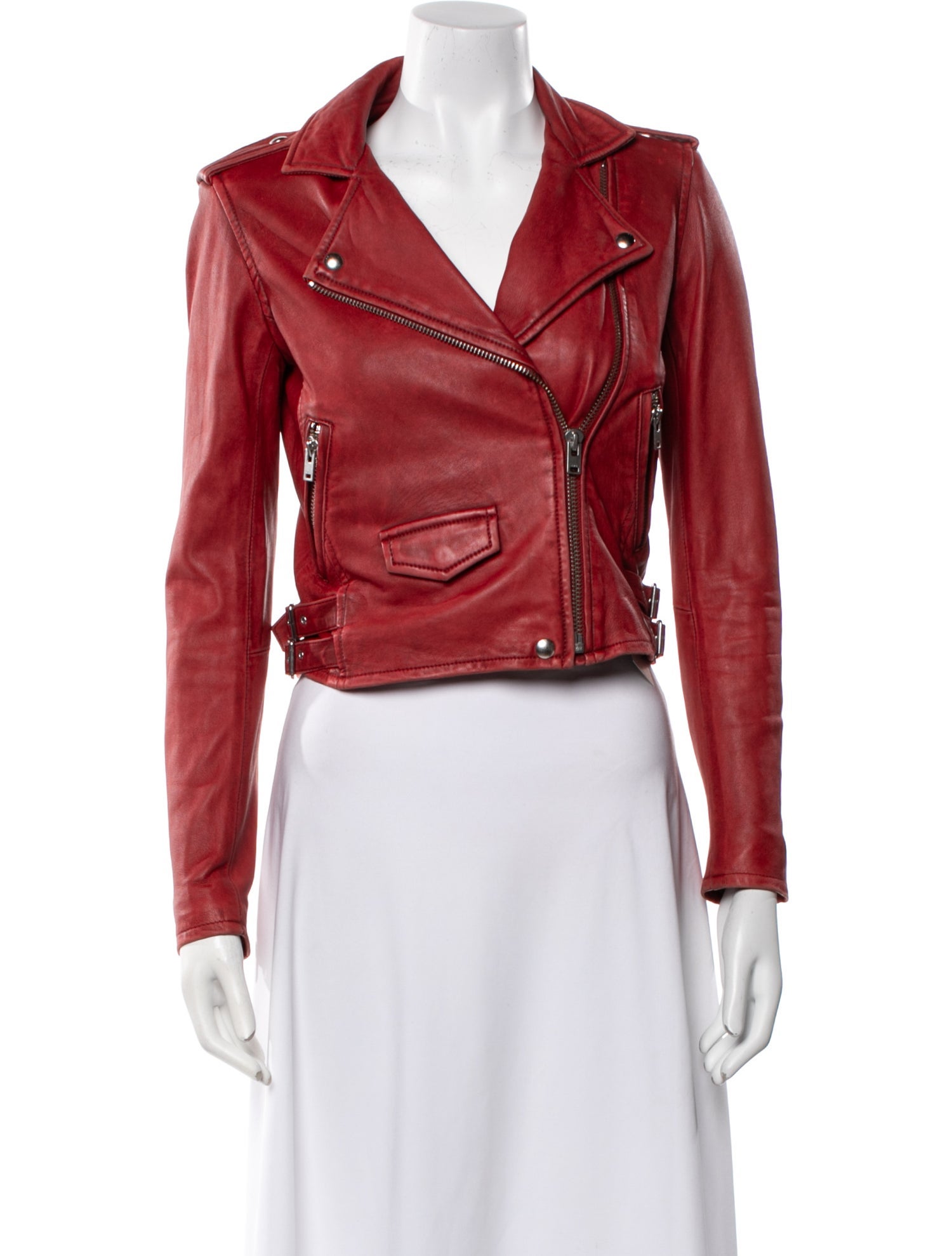 Iro Lamb Leather Biker Jacket