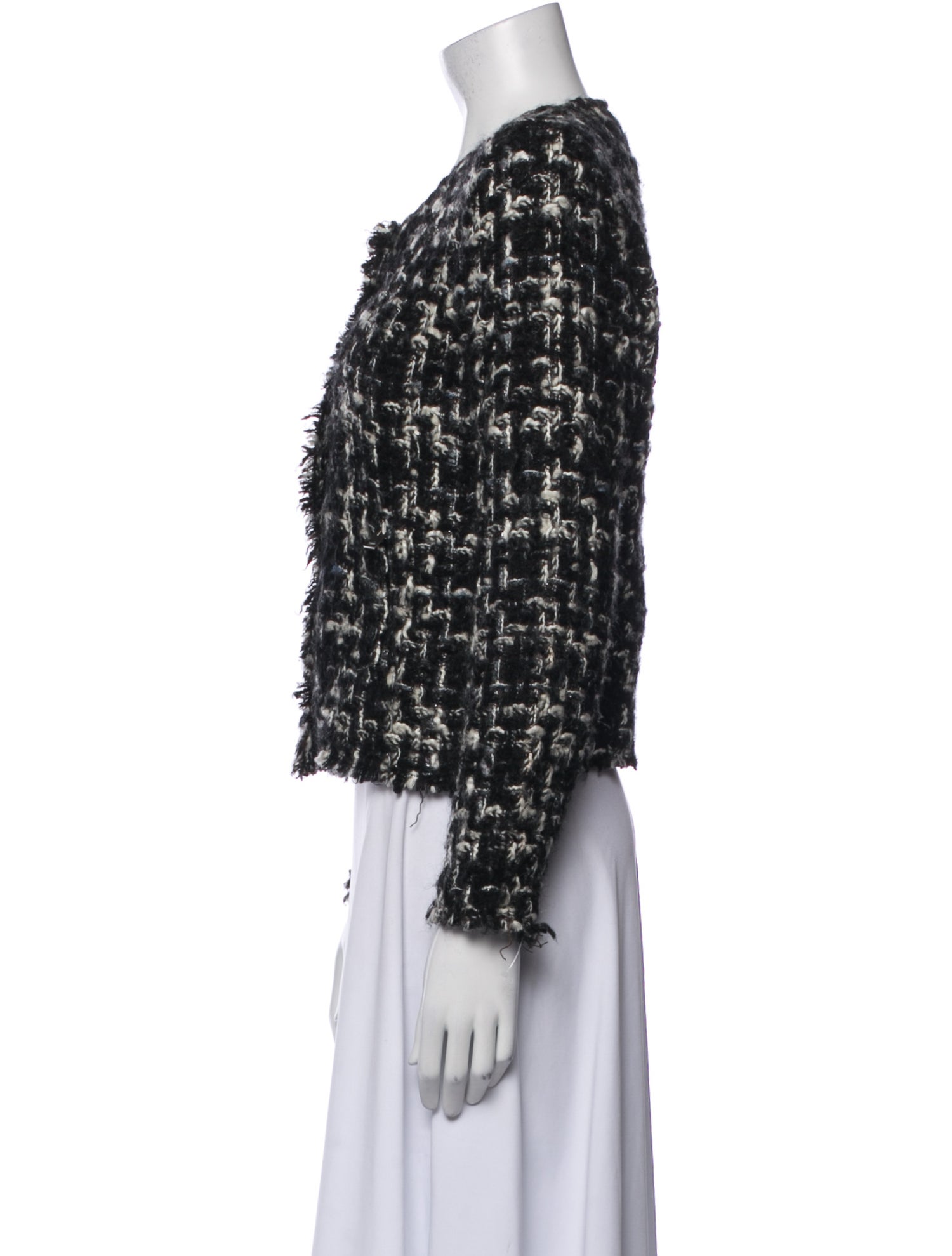 Iro Wool Tweed Pattern Evening Jacket