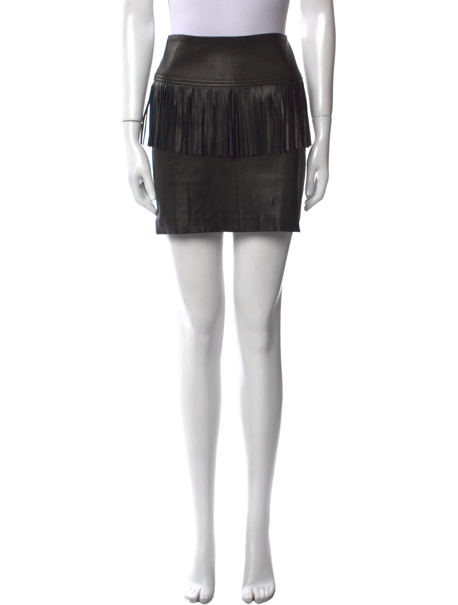 Iro Lamb Leather Mini Skirt