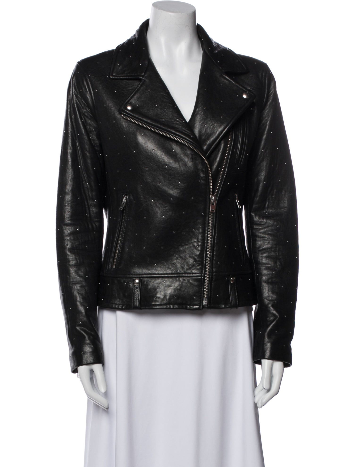 Iro Lamb Leather Biker Jacket