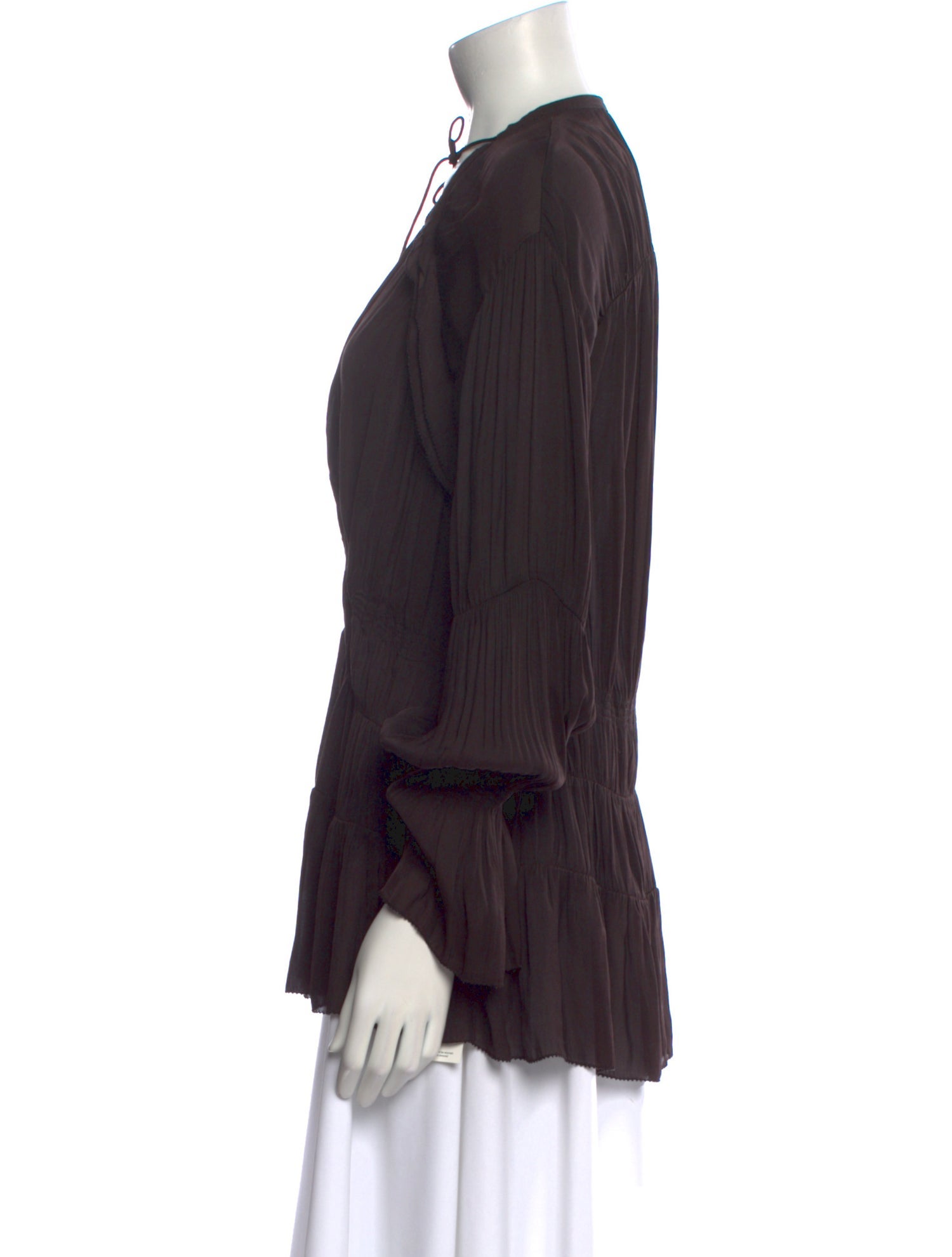 Iro V-Neck Long Sleeve Blouse